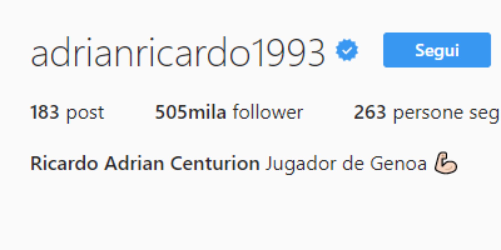 Centurion Instagram