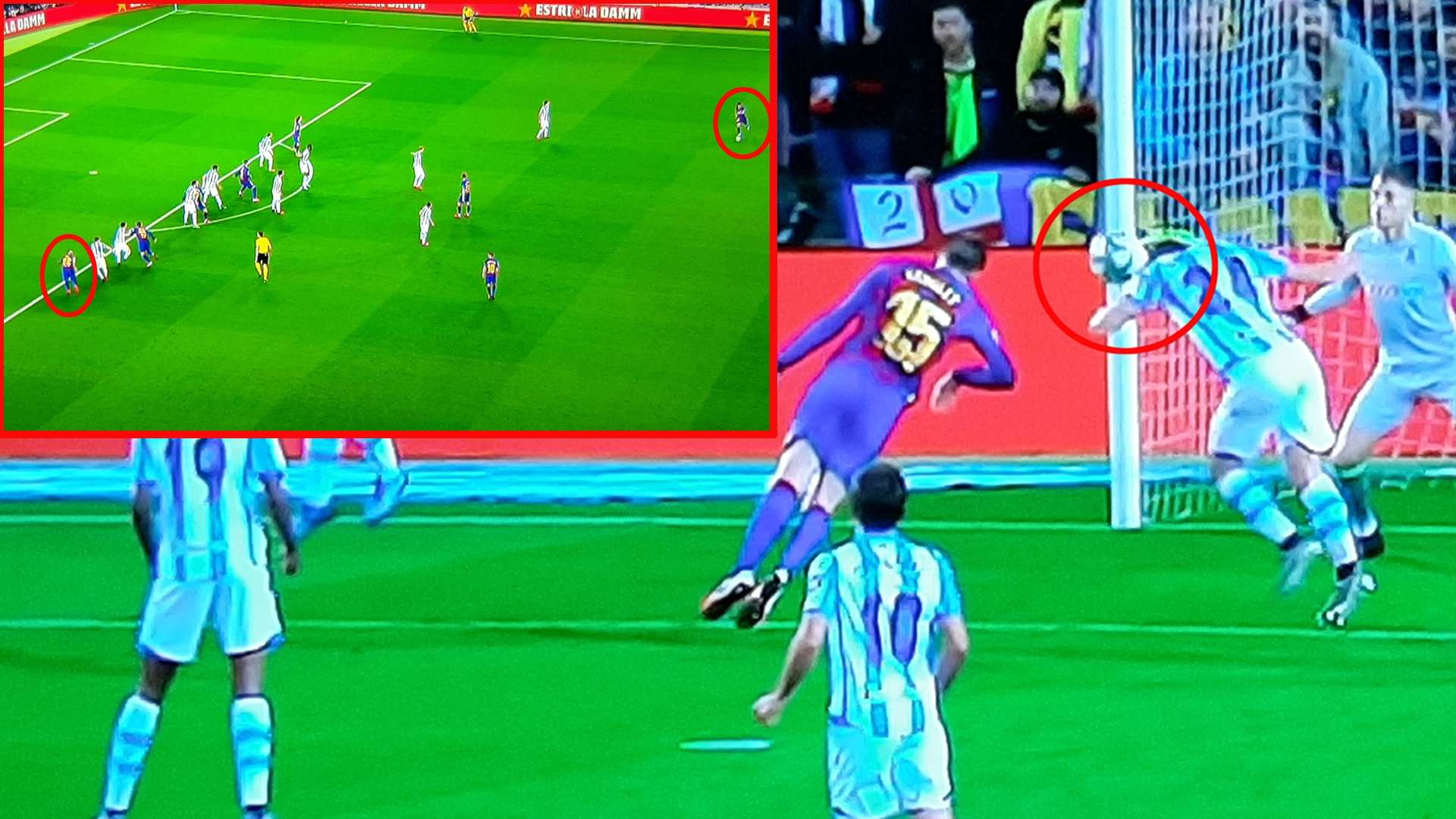 Barcelona-Real Sociedad: Polémica por penalti y fuera de juego