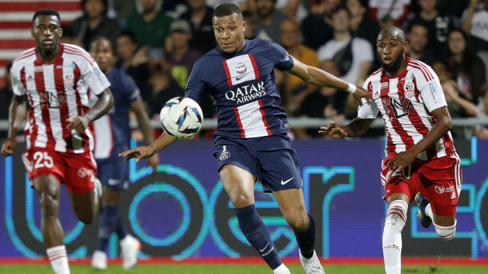 Kylian Mbappe Ajaccio PSG Ligue 121102022