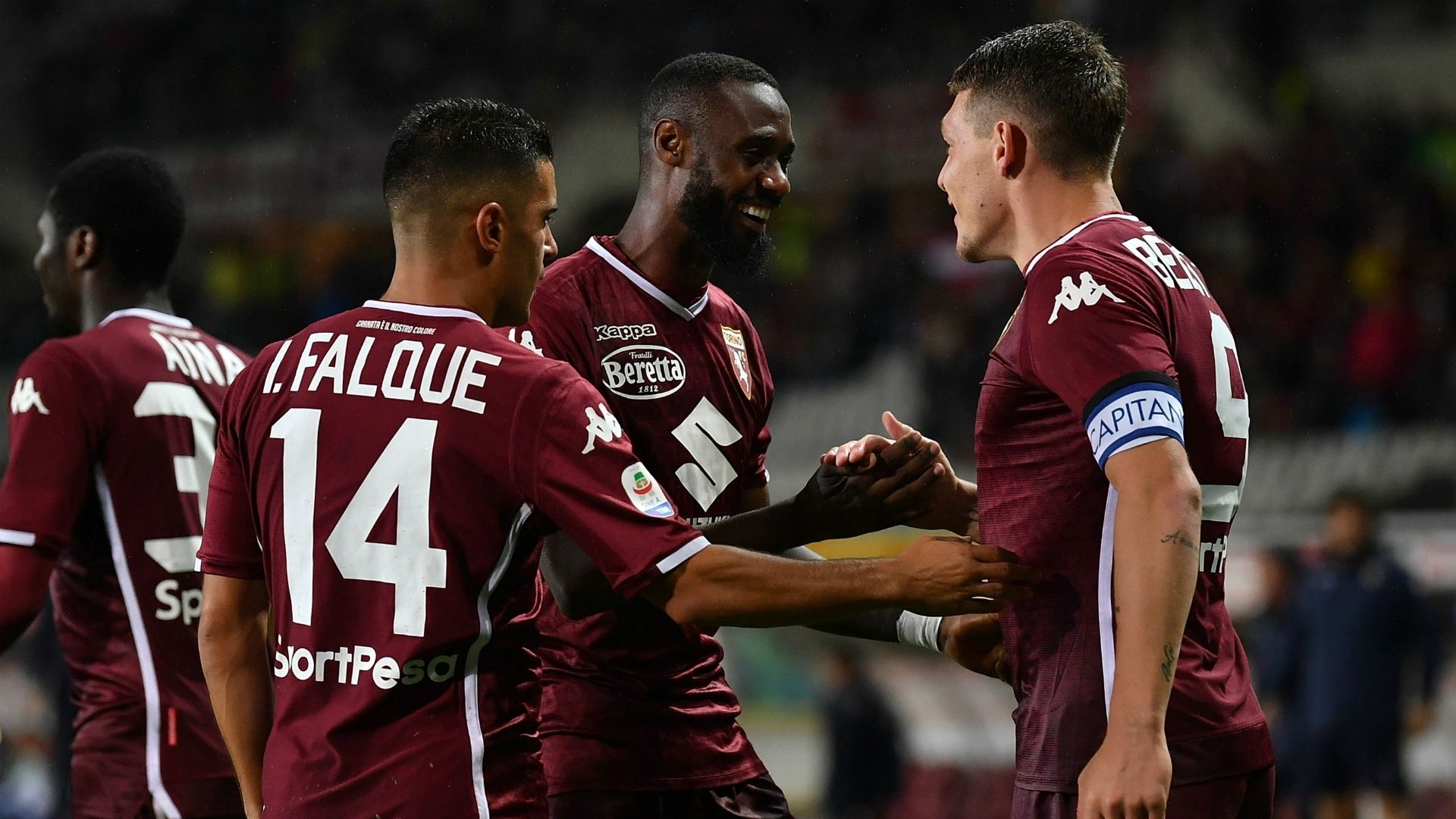 Nikolas Nkoulou Iago Falque Andrea Belotti Torino SPAL Serie A 09022018
