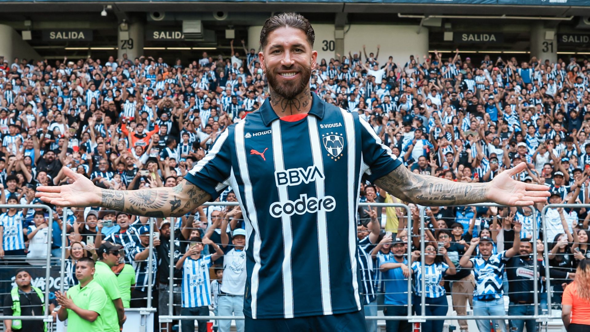 Sergio Ramos presentación Rayados de Monterrey