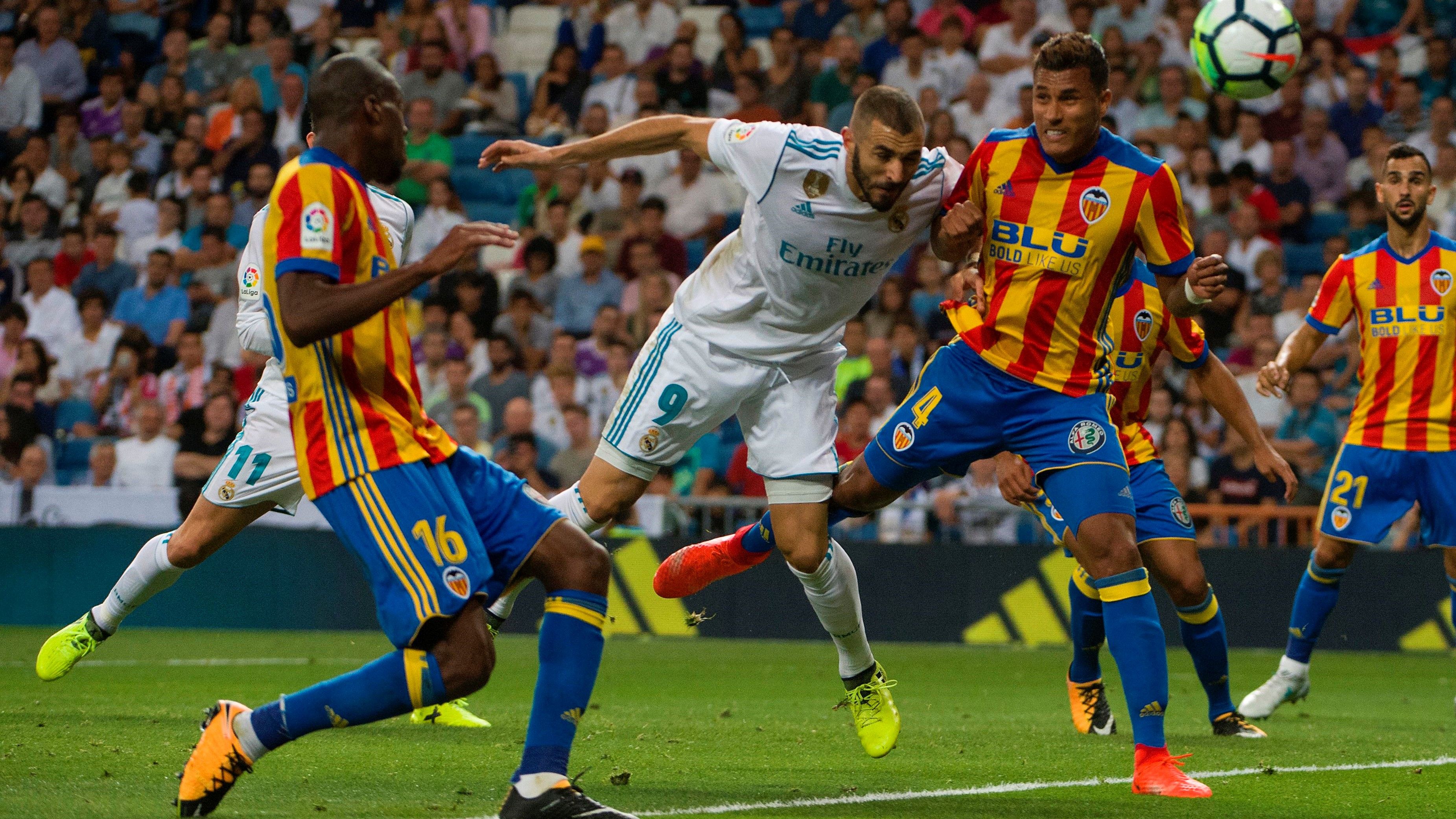Karim Benzema Real Madrid Valencia LaLiga 27082017