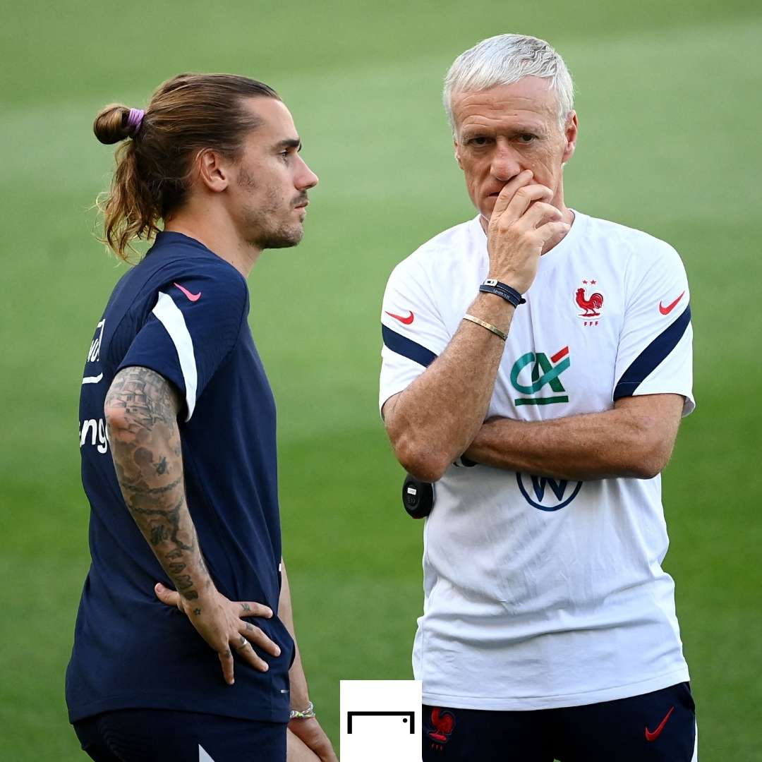 Antoine Griezmann Didier Deschamps France GFX