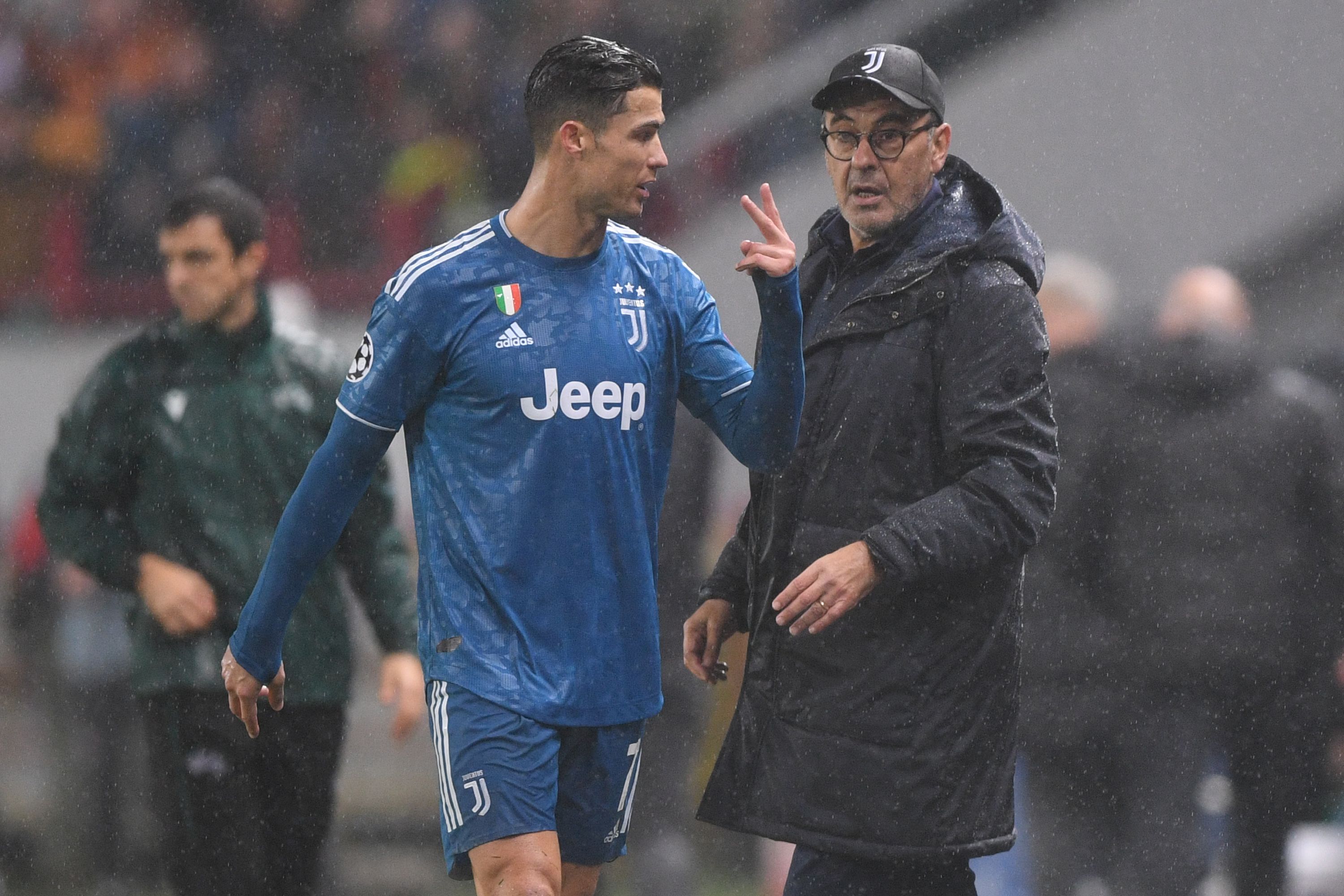 Cristiano Ronaldo Maurizio Sarri Juventus