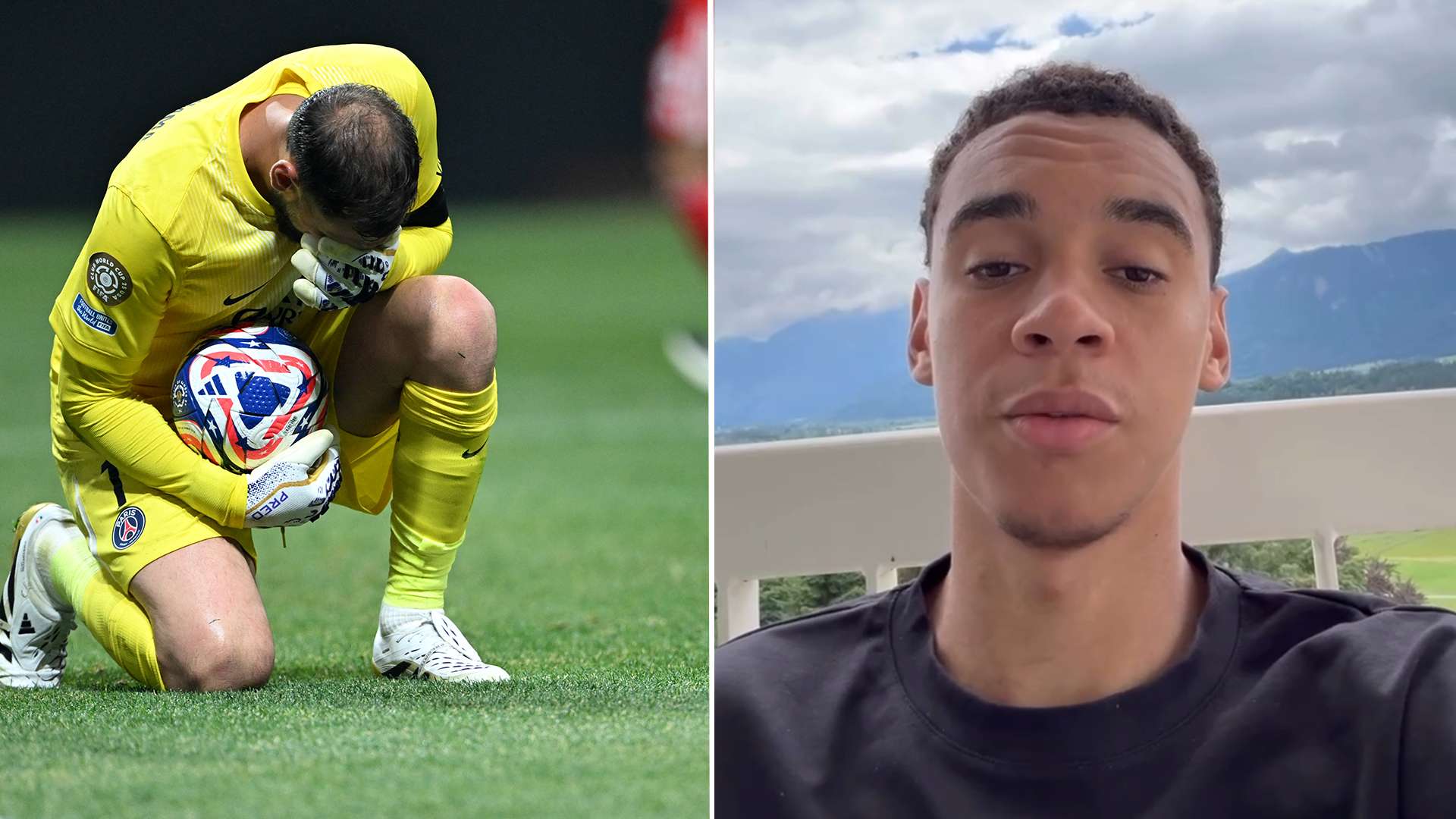 Jamal Musiala und Donnarumma