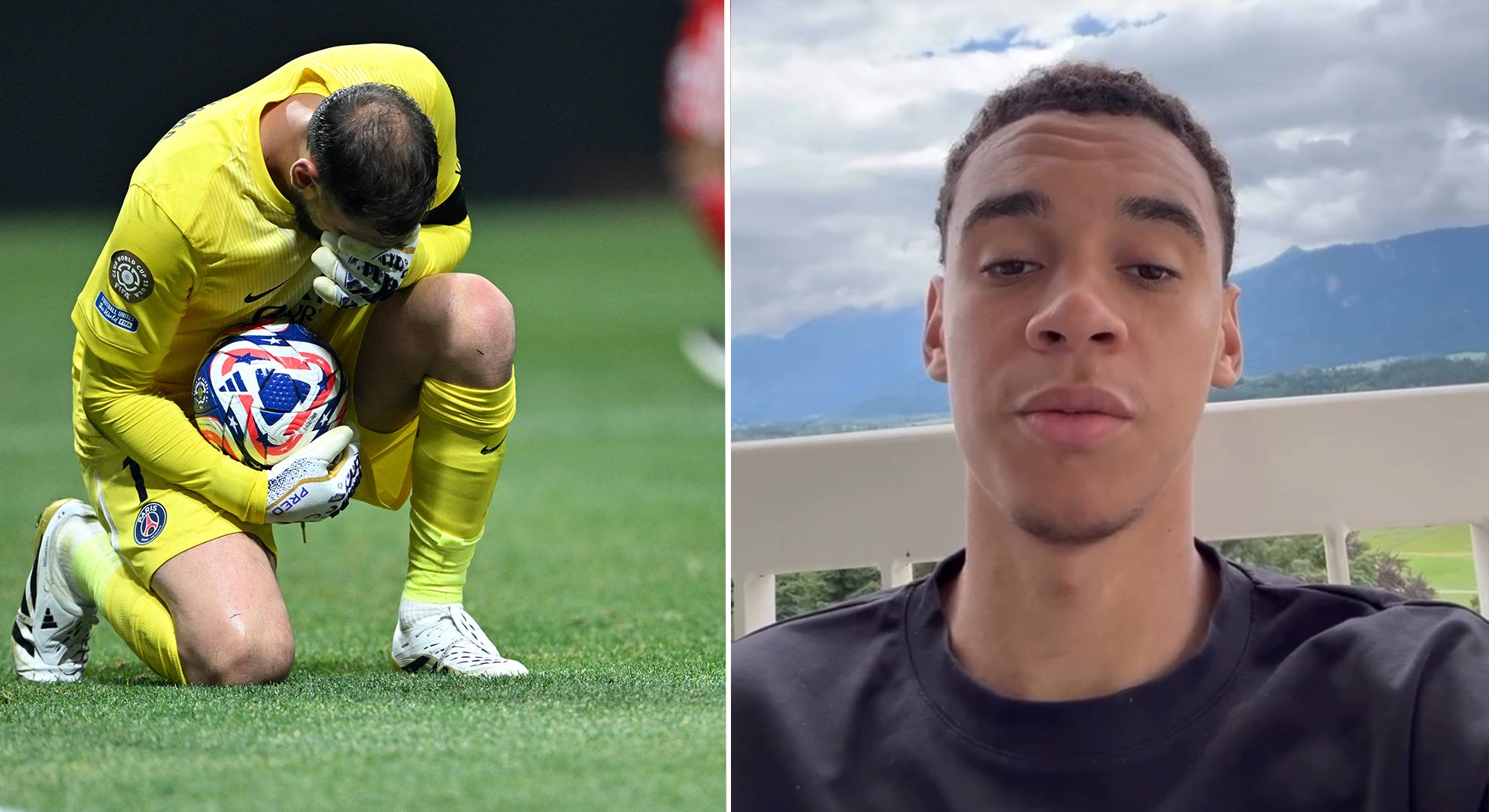 Jamal Musiala und Donnarumma