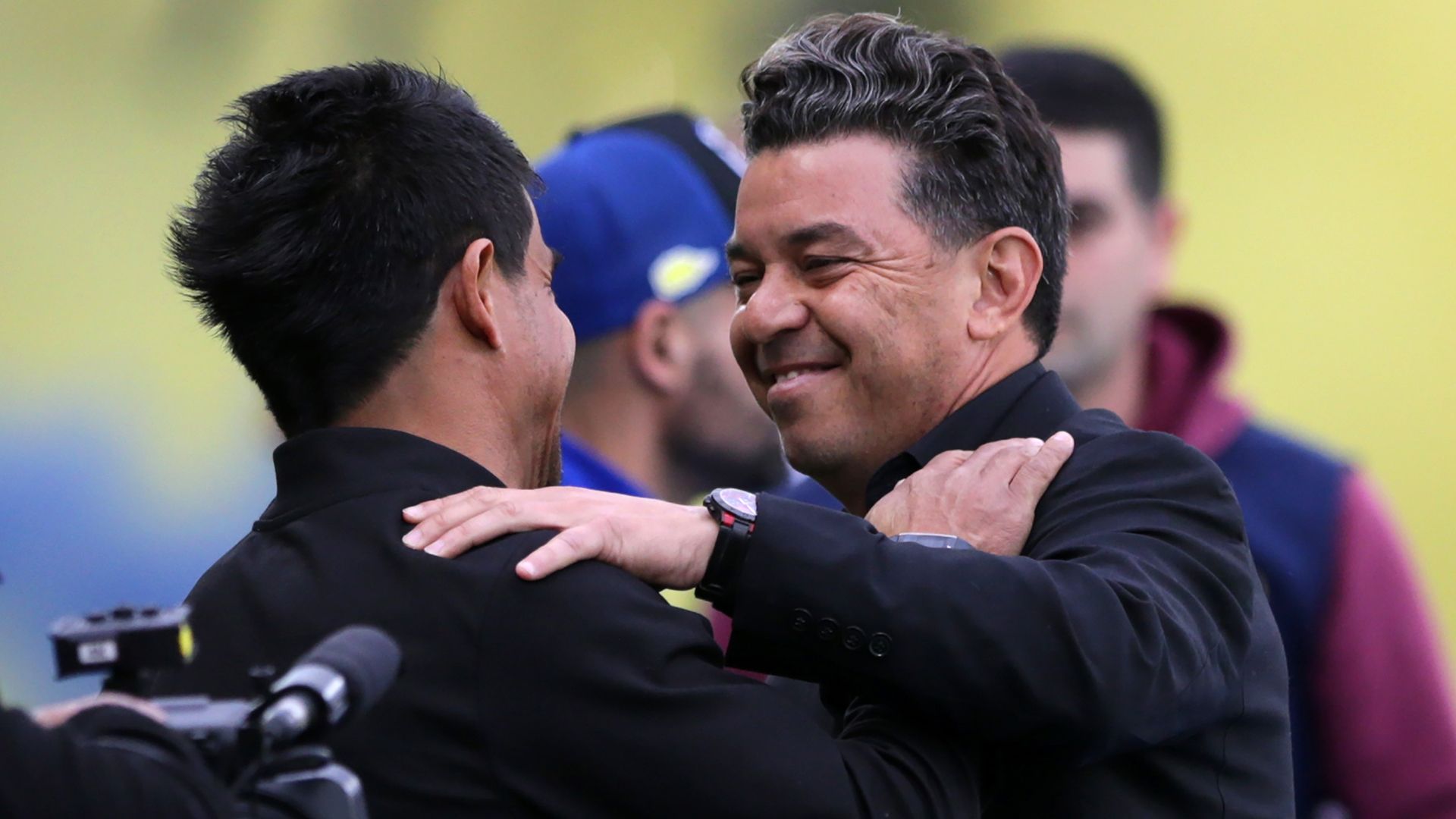 Hugo Ibarra Marcelo Gallardo Boca River Torneo Liga Profesional 11092022