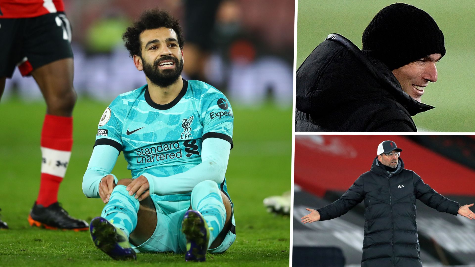 Salah, Zidane, Klopp