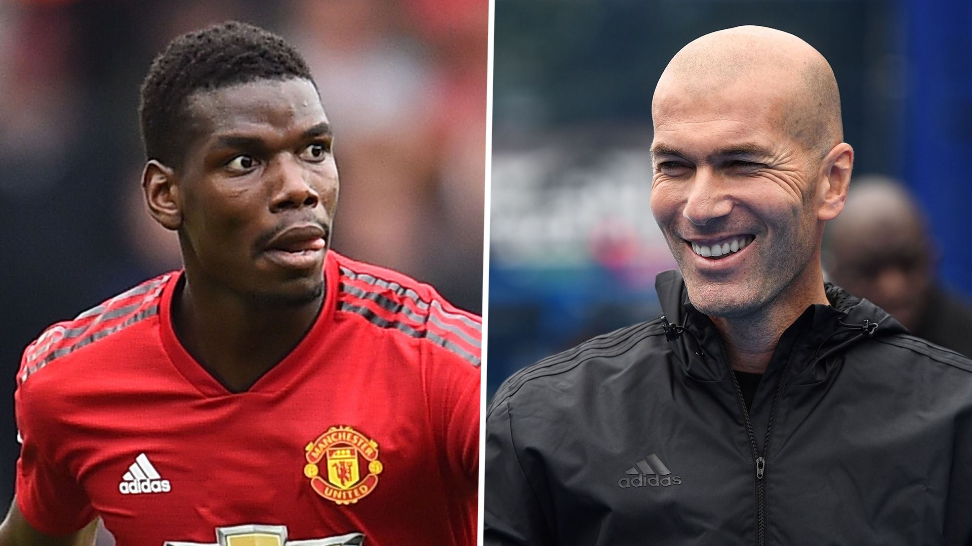 Paul Pogba Zinedine Zidane split