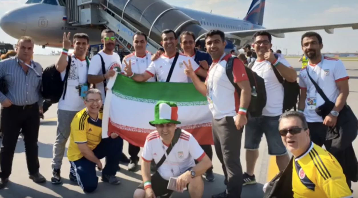 Aficionados Irán en Kazán