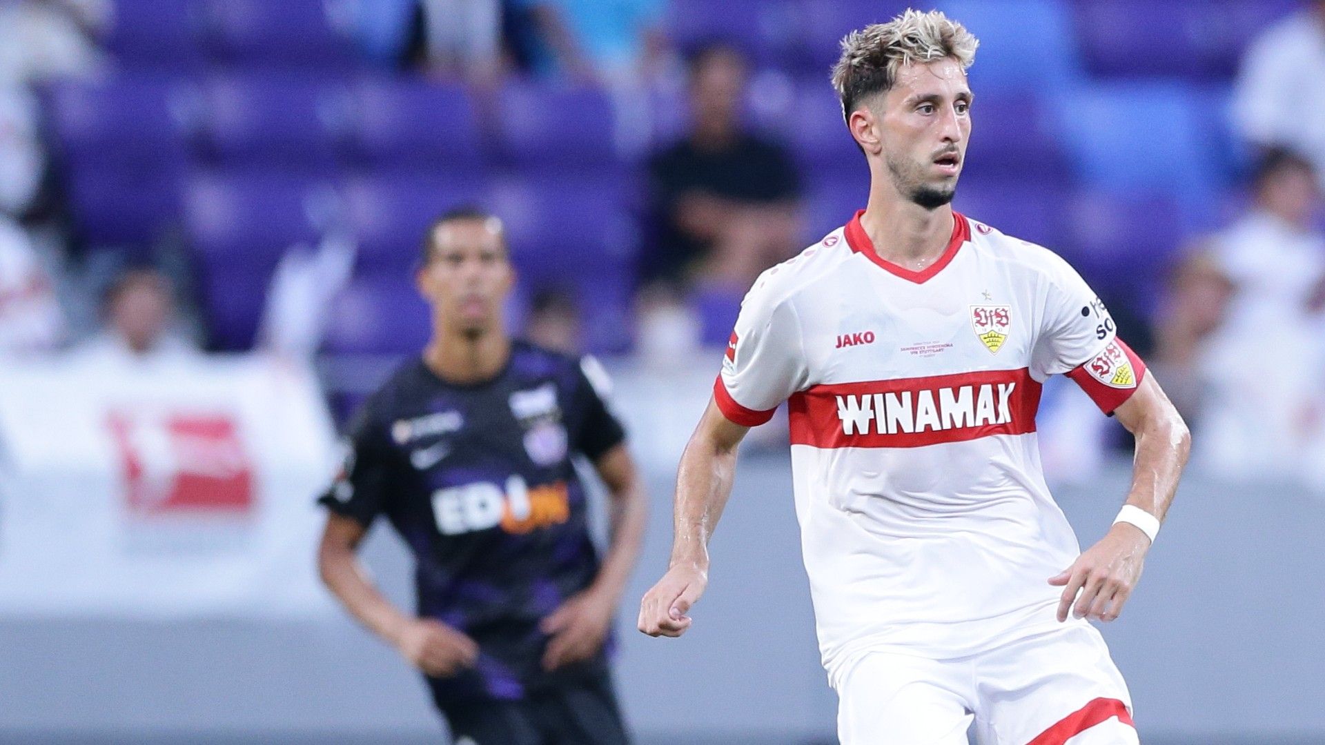 Atakan Karazor of VfB Stuttgart in action