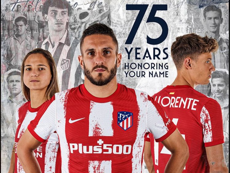 Atletico Madrid Home Kit 2021/22 Koke Marcos Llorente