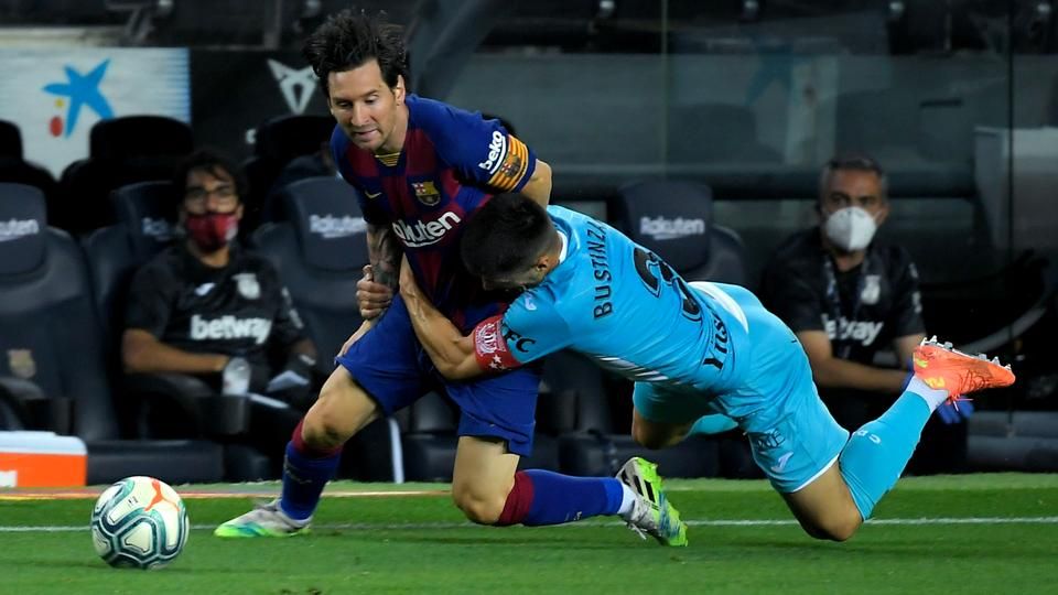 Messi Leganes Barcelona