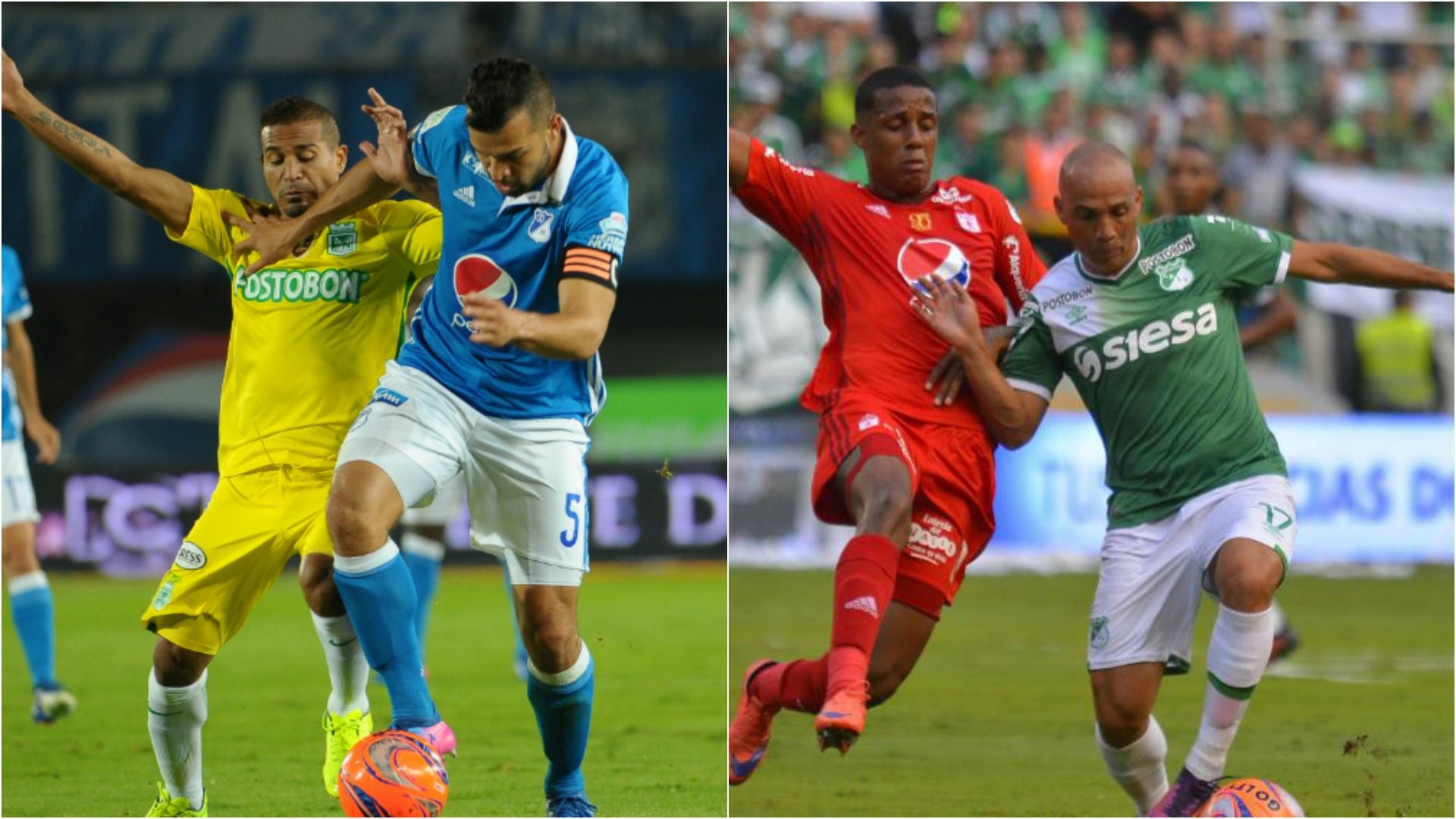 semifinales Liga Águila Collage