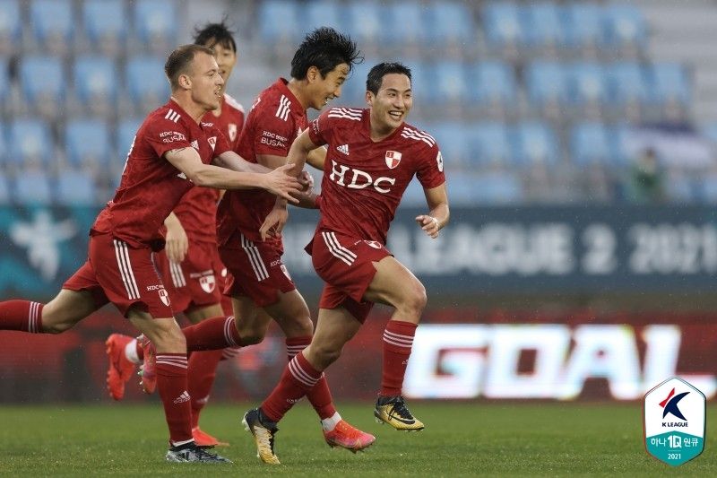 부산 정훈성 득점