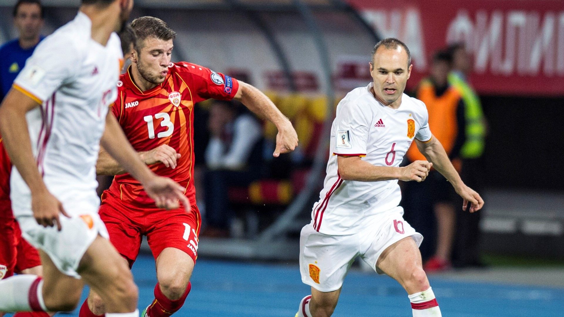 Andres Iniesta Stefan Ristovski Spain Macedonia 11062017