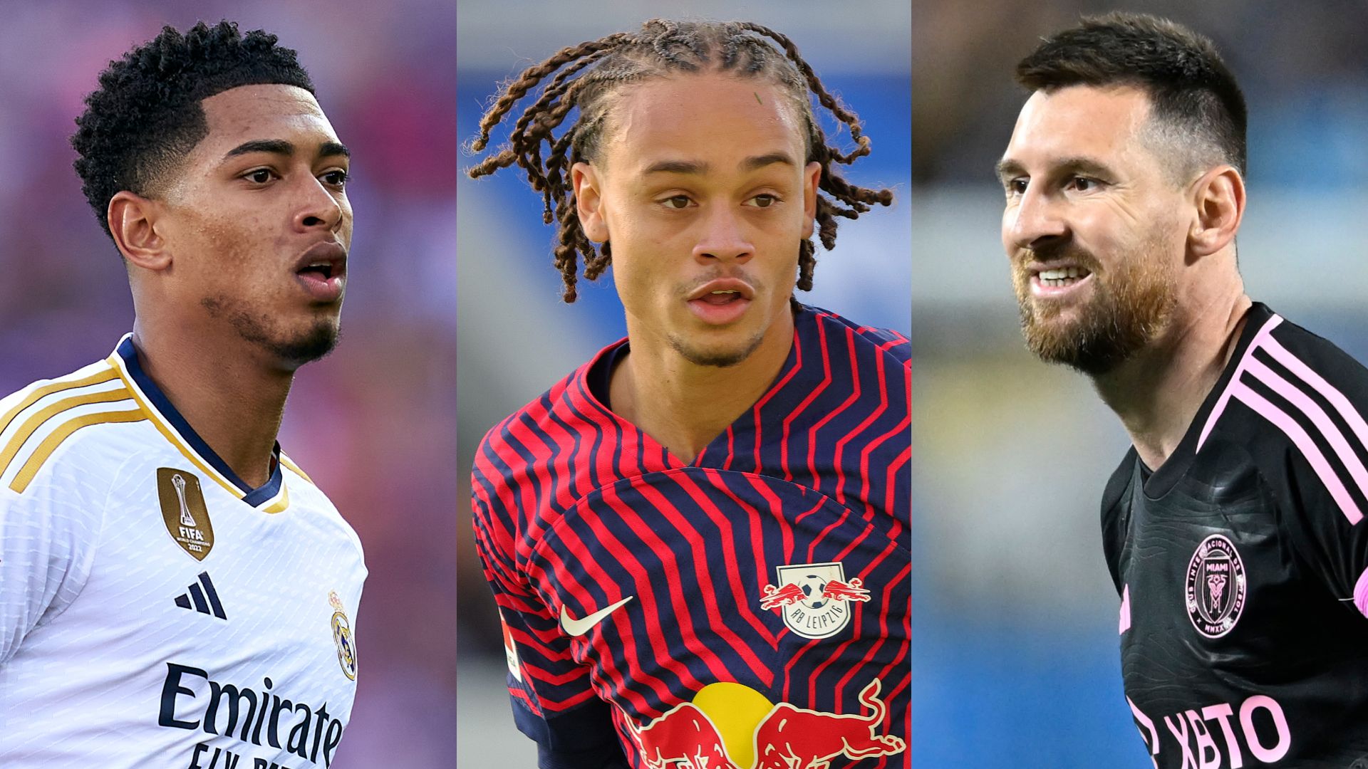 Jude Bellingham Xavi Simons Lionel Messi