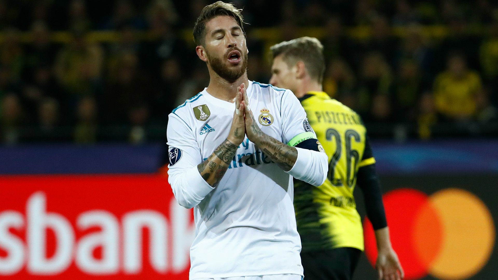 Sergio Ramos Borussia Dortmund Real Madrid Champions League 26092017