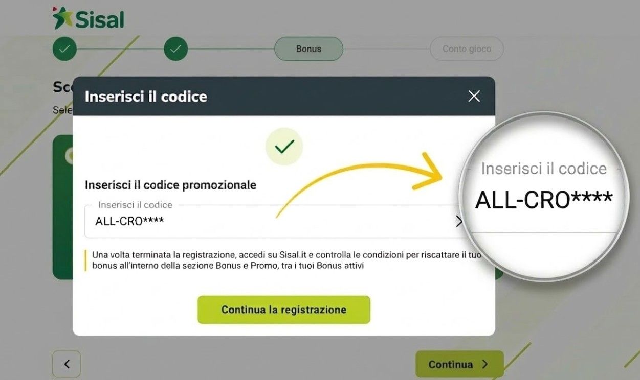 codice promozionale sisal