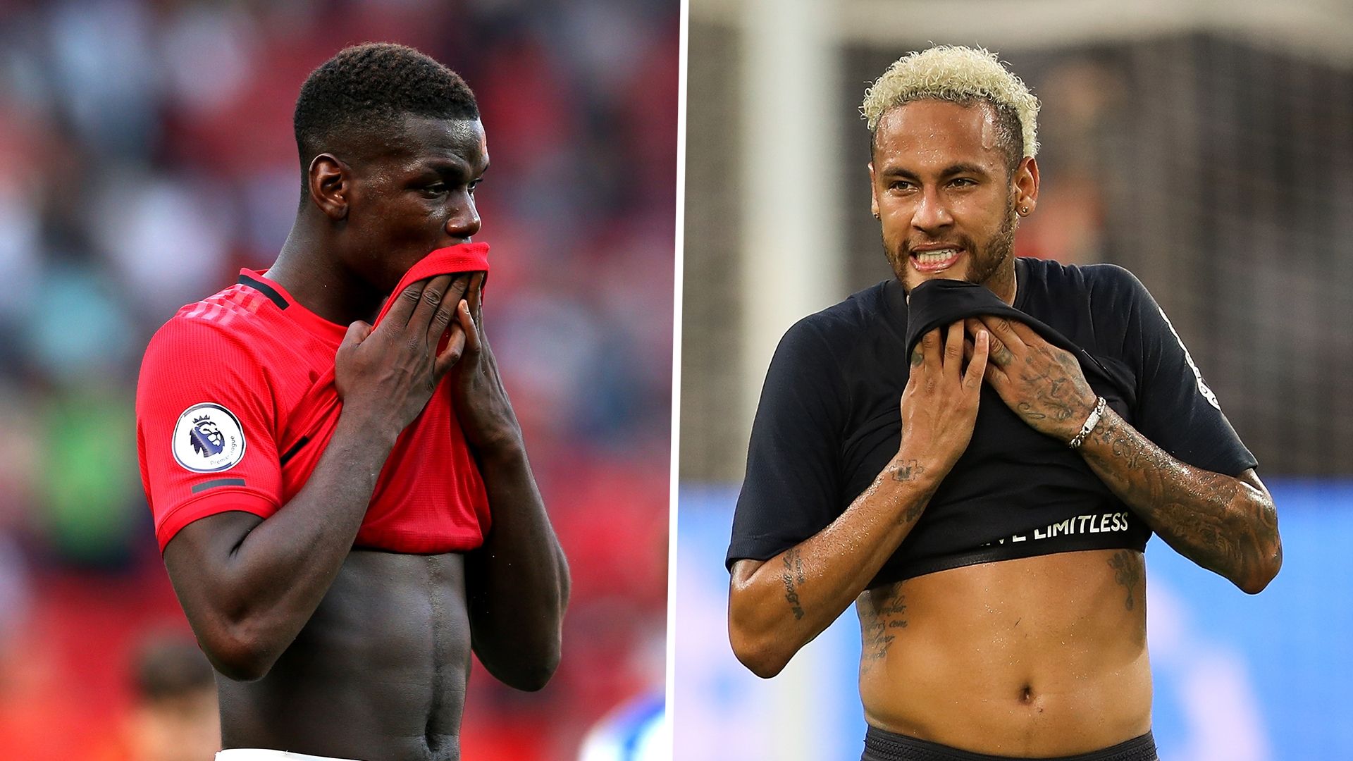 Paul Pogba Neymar Man Utd PSG