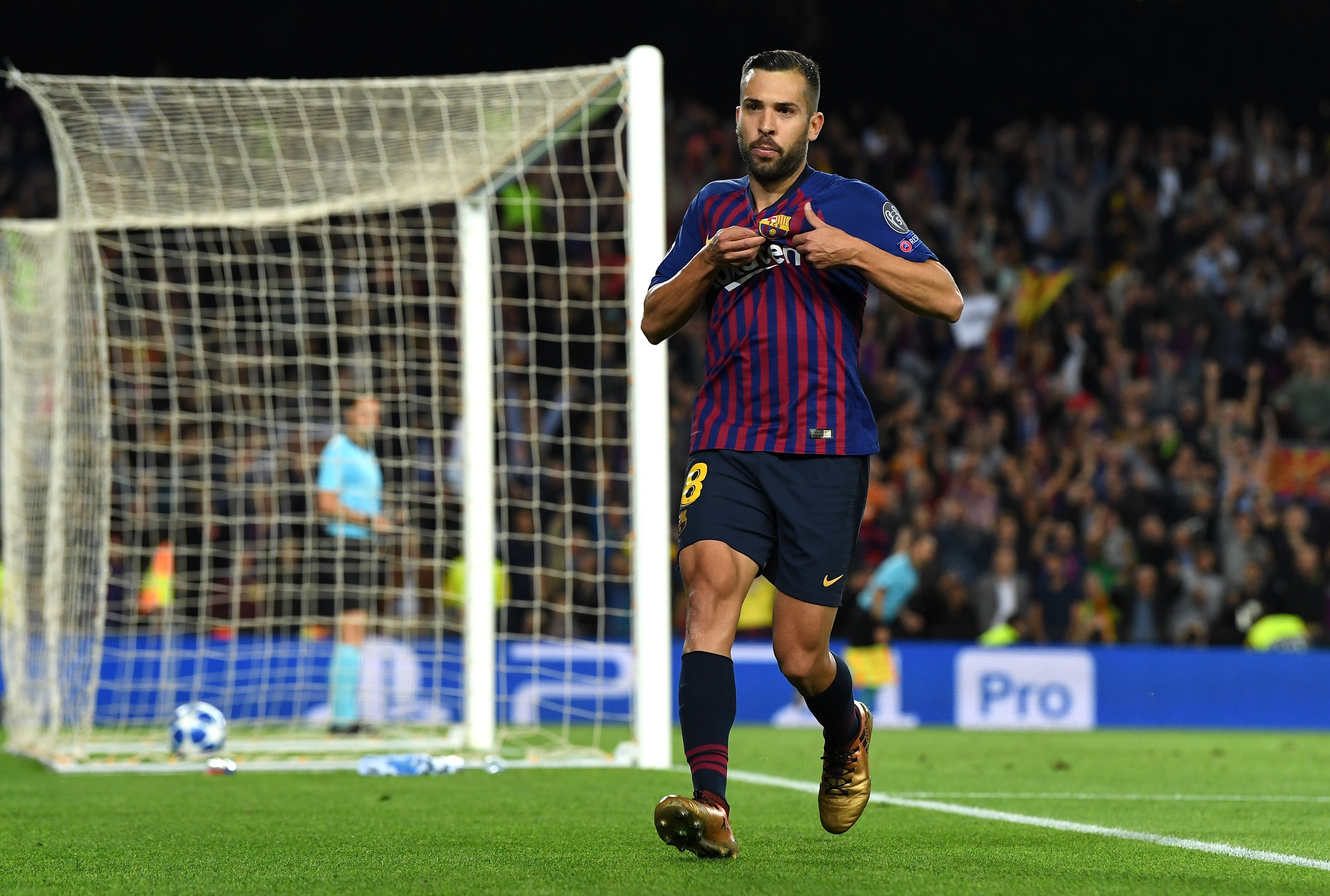 Jordi Alba Barcelona Inter Champions League