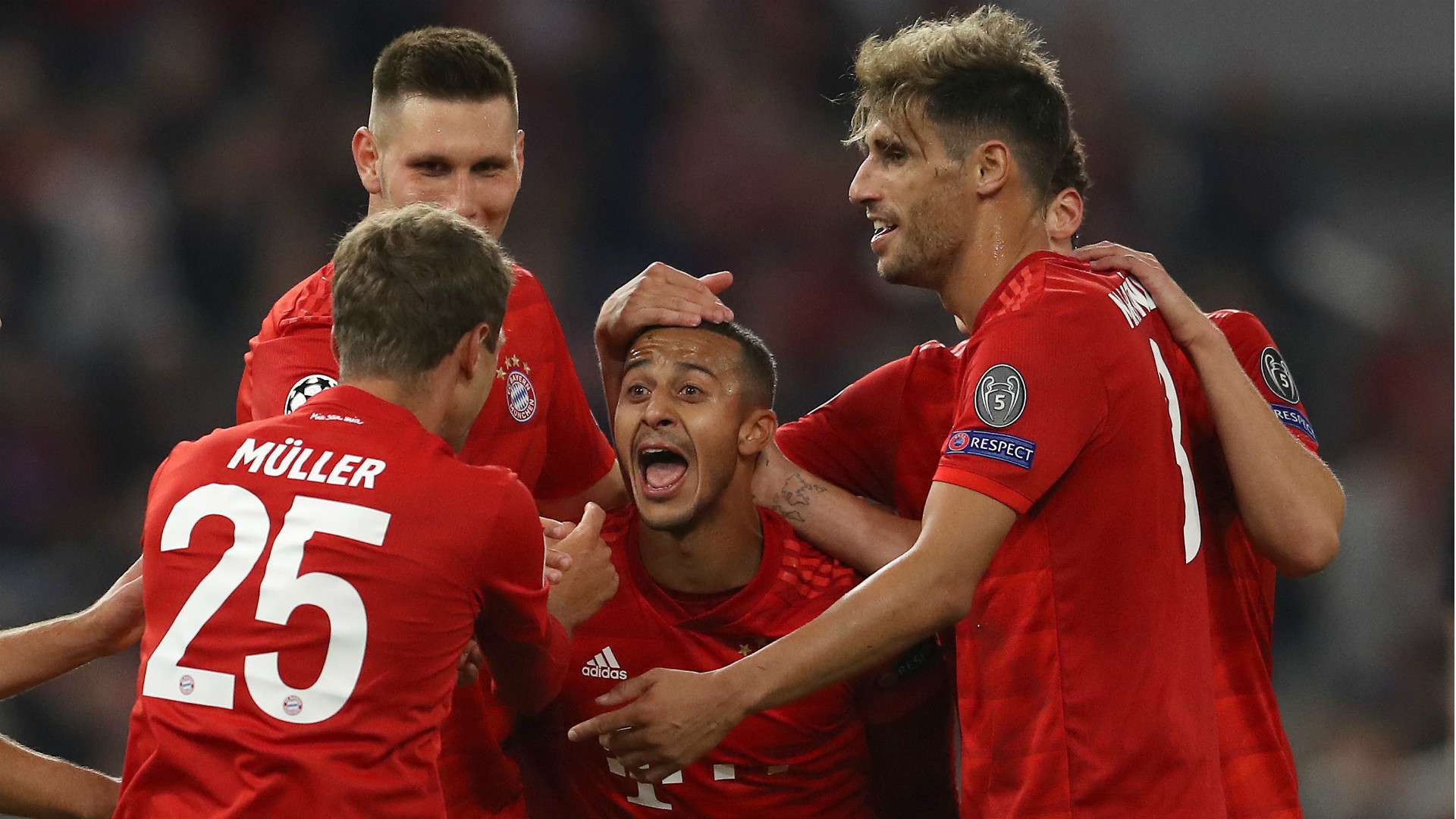 Thomas Muller Thiago Bayern Munchen 2019