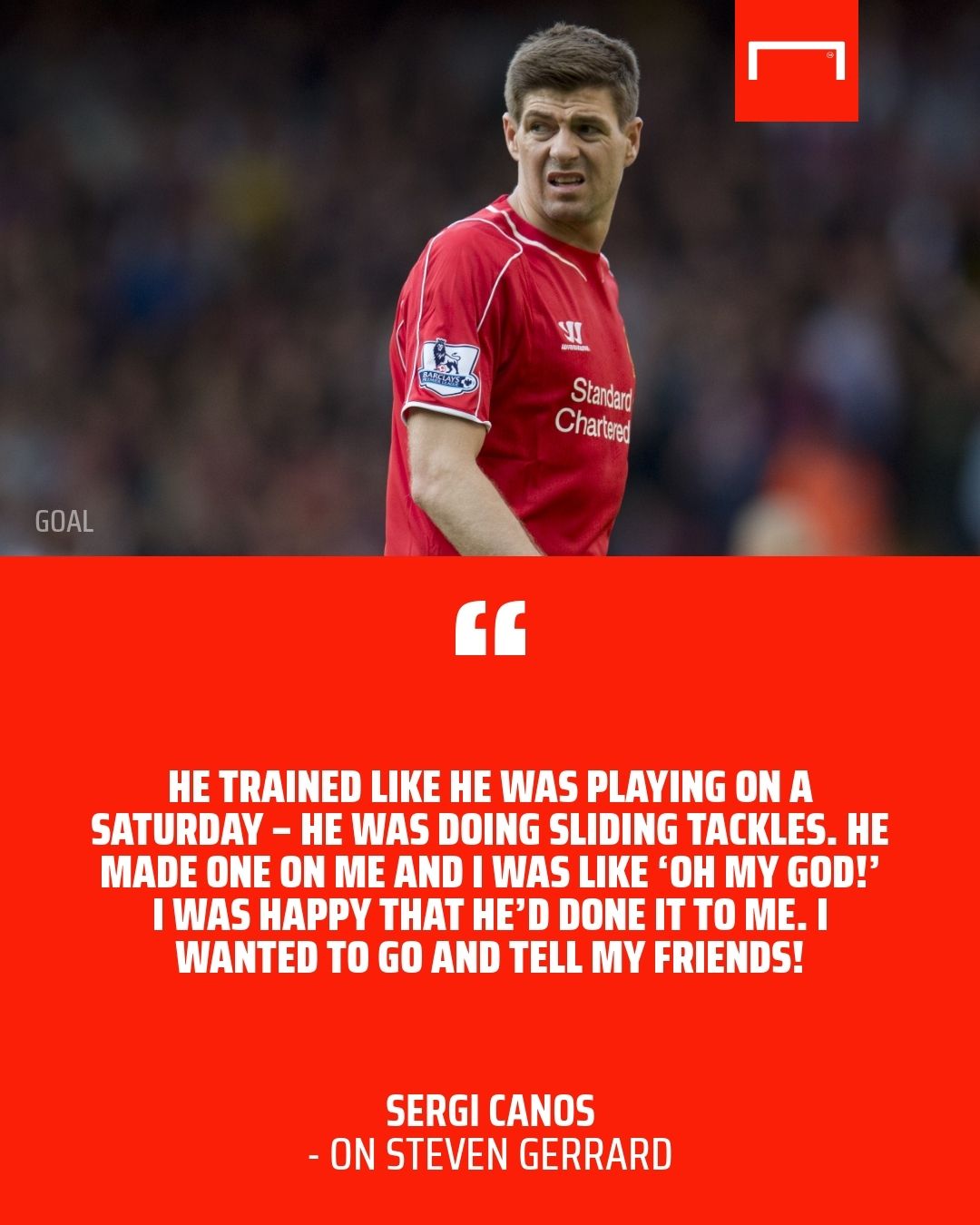 Sergio Canos Steven Gerrard Liverpool GFX