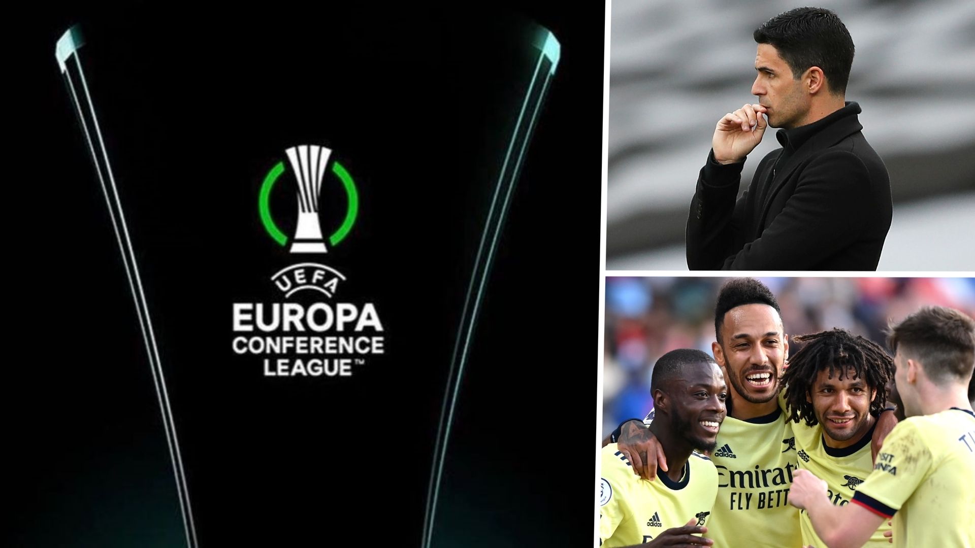Mikel Arteta Arsenal Europa Conference League GFX