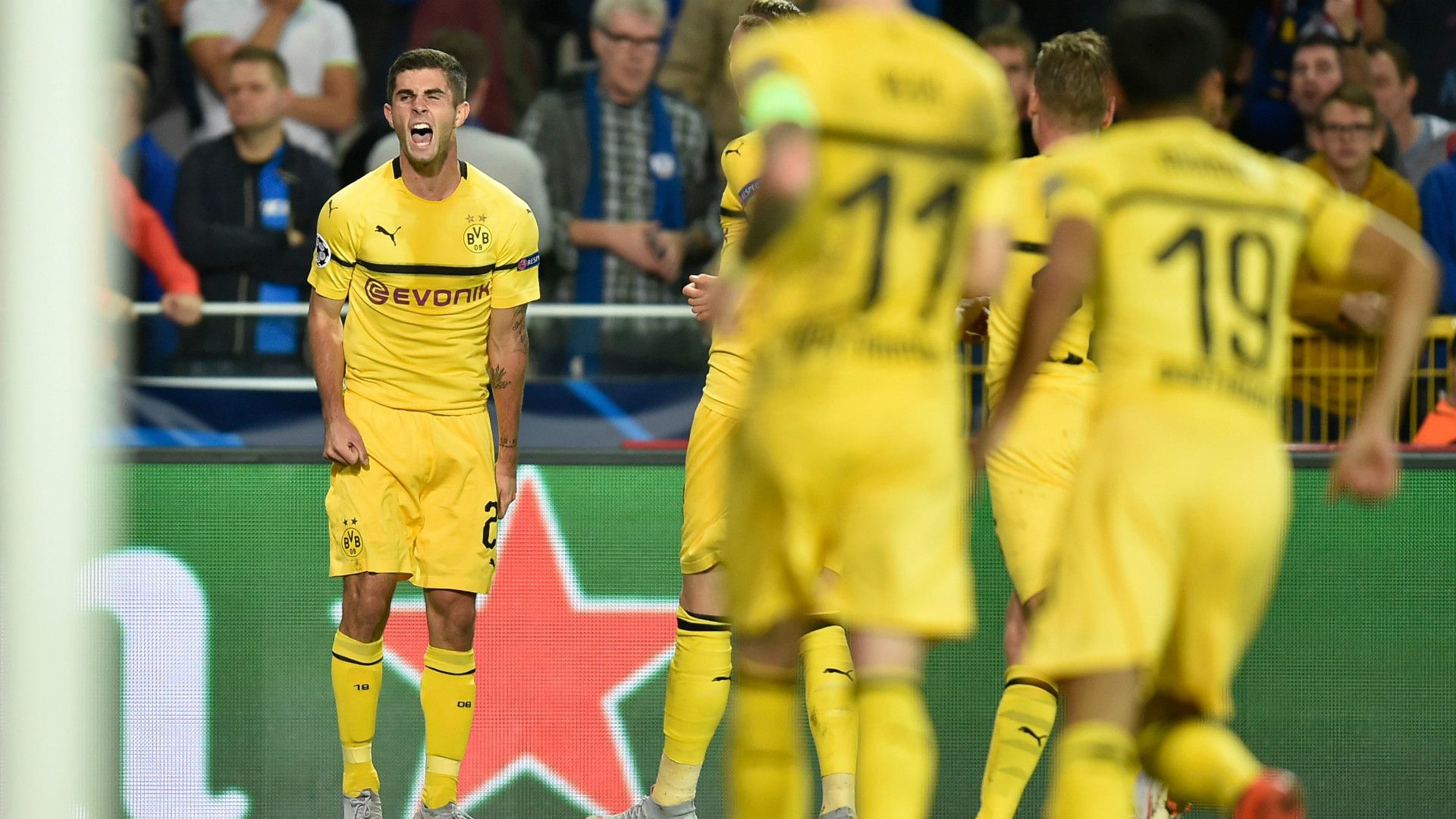 Christian Pulisic BVB Brügge