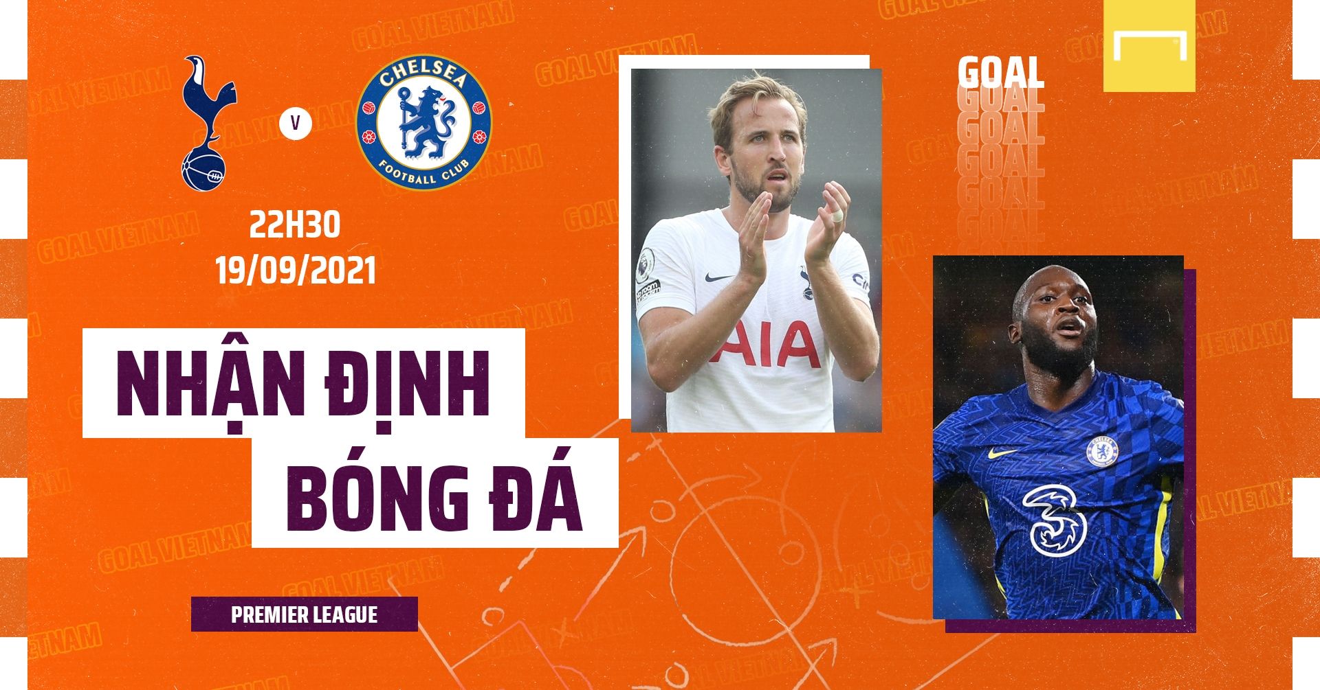 Preview Tottenham vs Chelsea 2021/22 Premier League GFX