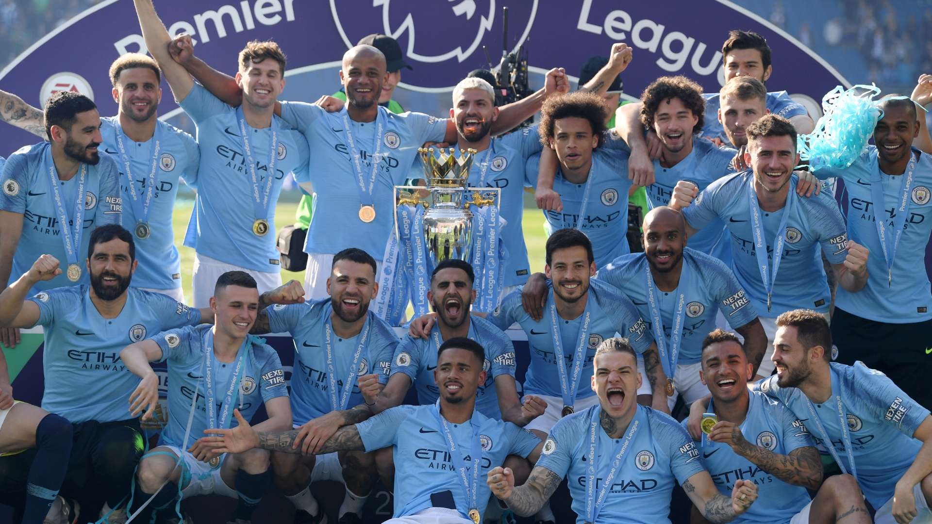 Manchester City Premier League champions 2018-19