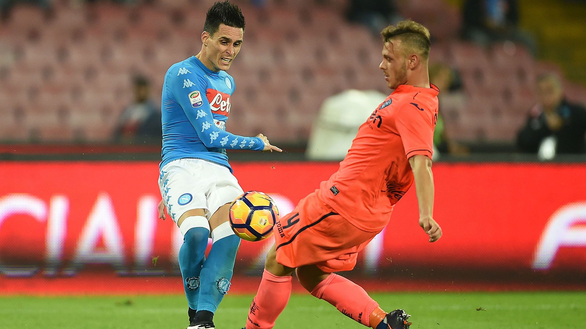 Federico Dimarco José Callejon Napoli Empoli Serie A