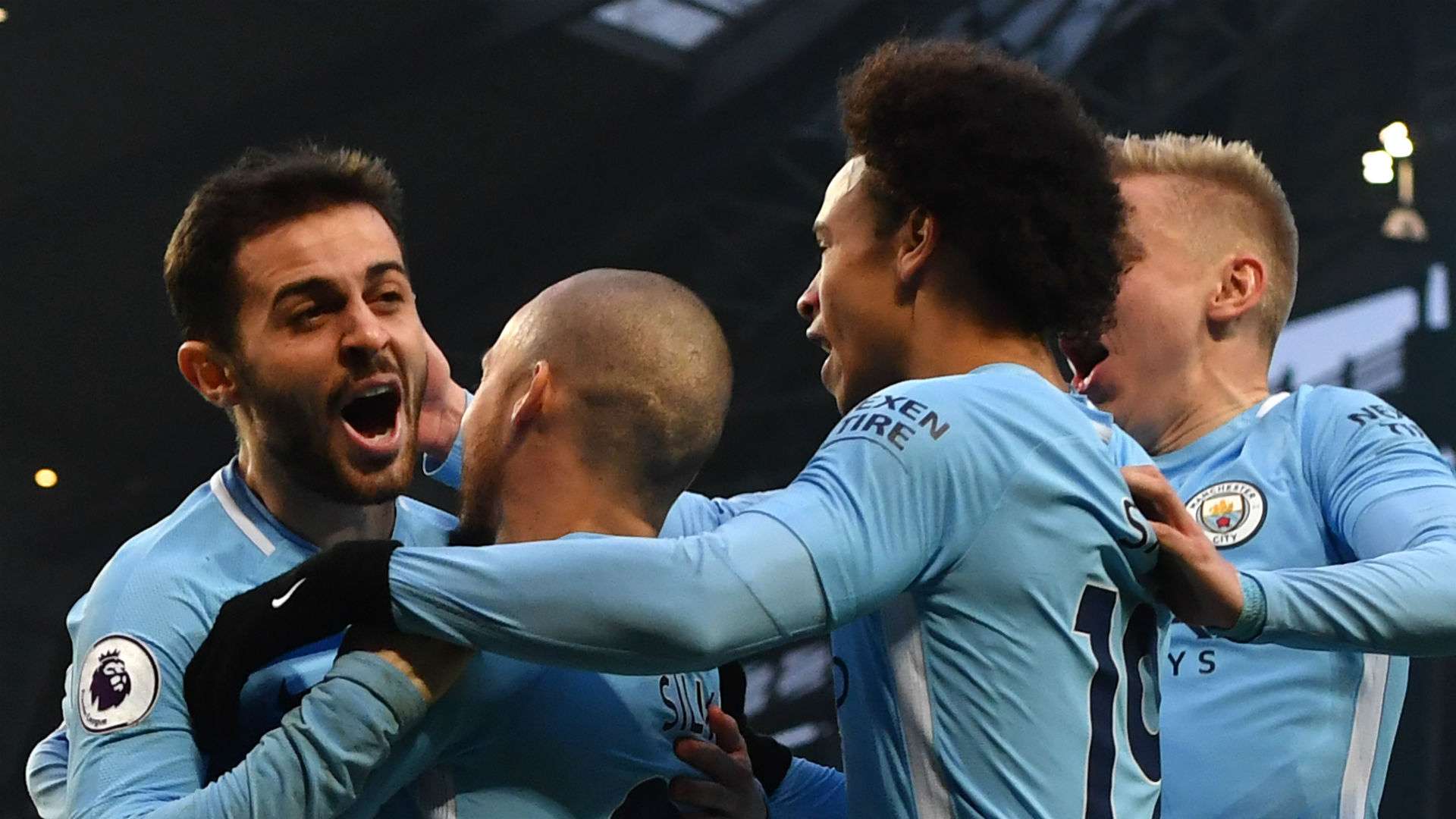 Man City celebrate