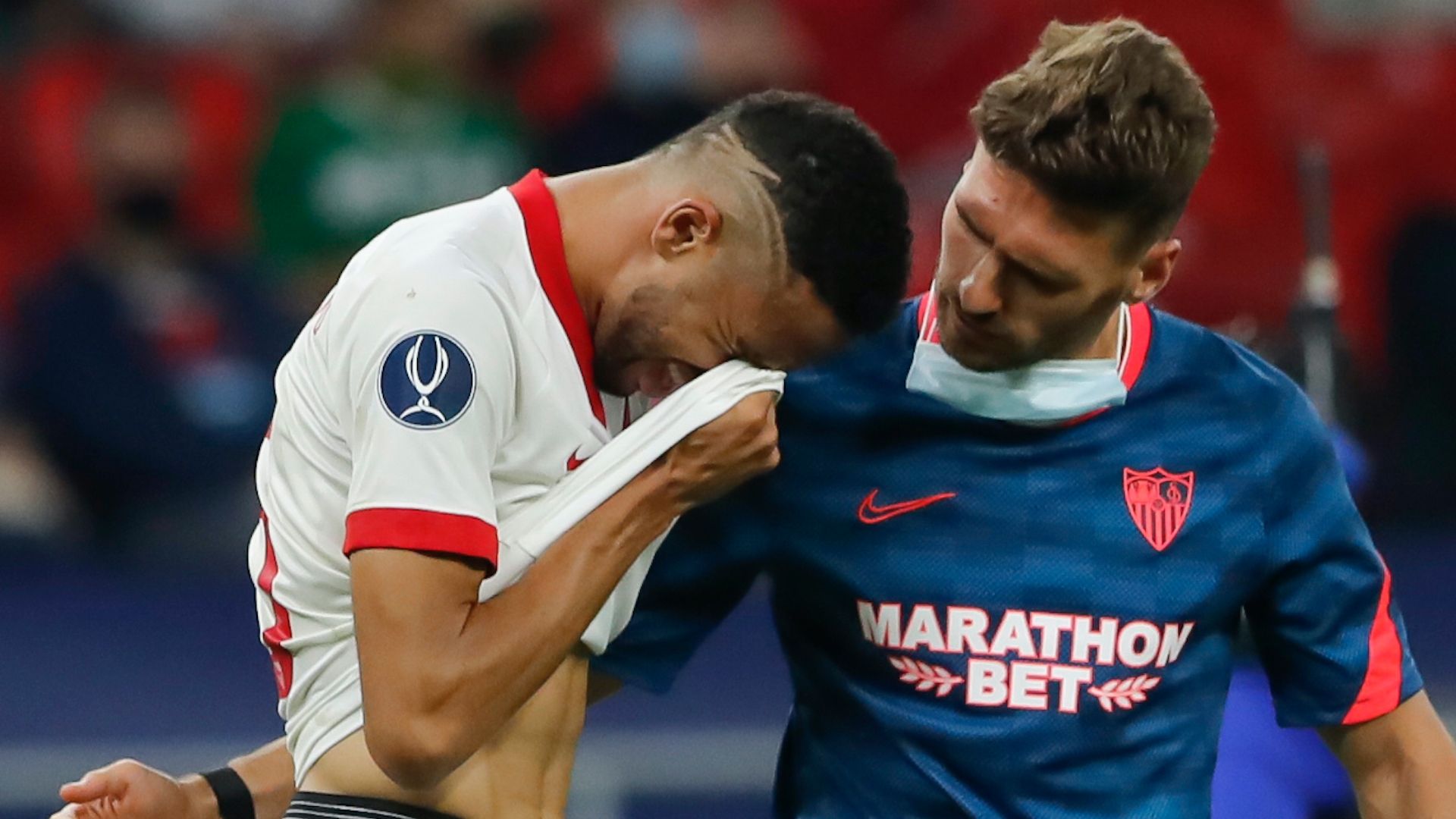 Lágrimas de En Nesyri Sevilla Bayern Munchen