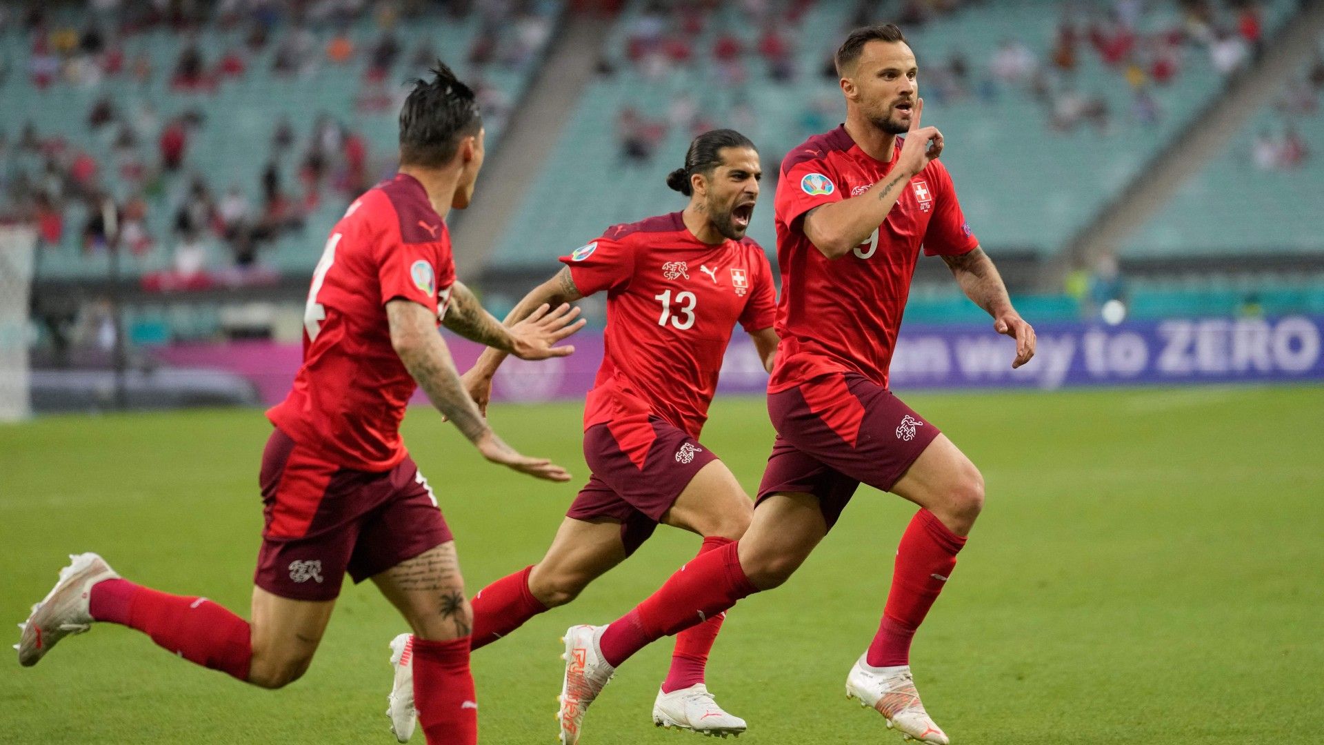 Haris Seferovic Switzerland vs Turkey Euro 2020