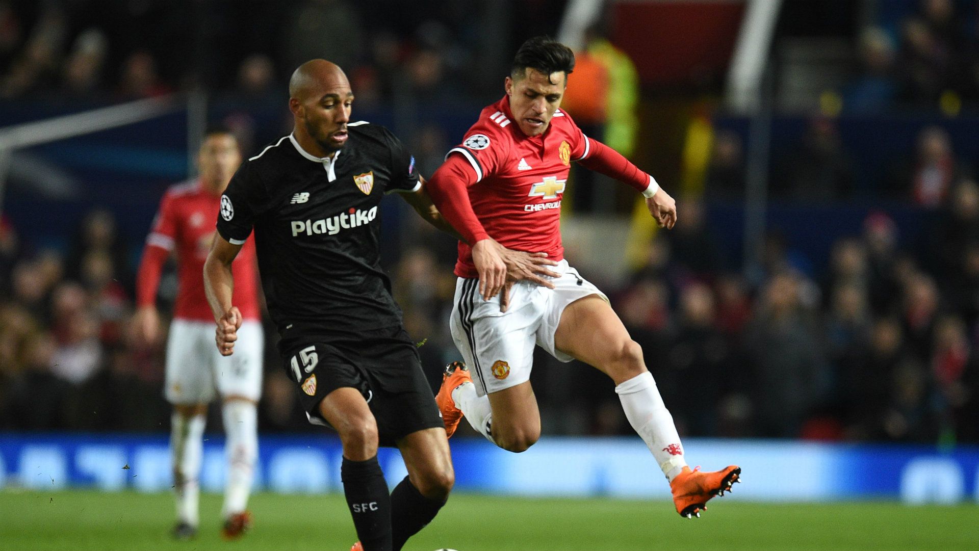 Steven Nzonzi, Man Utd vs Sevilla, Champions League 17/18