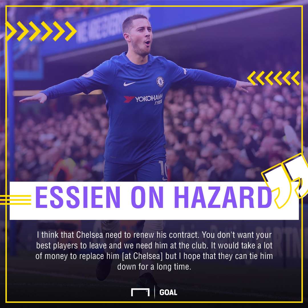 Essien on Eden Hazard GFX