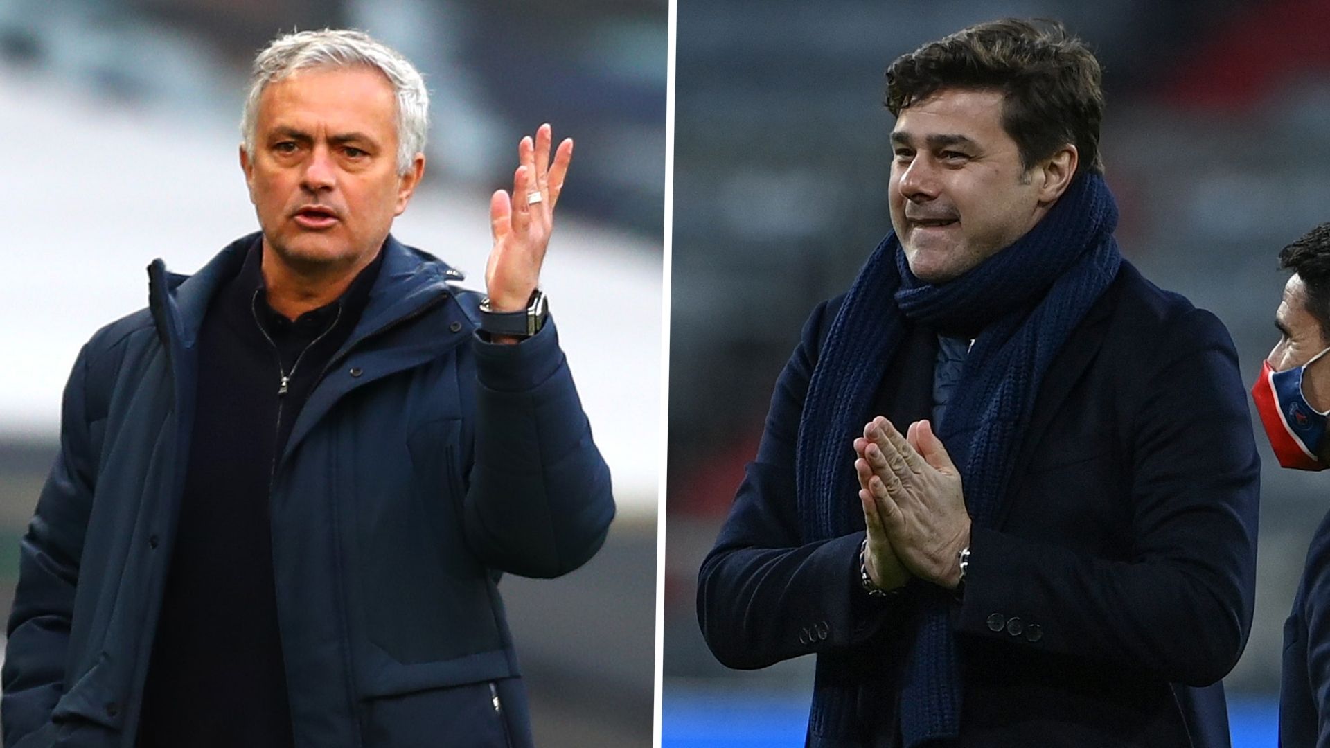 Mauricio Pochettino Jose Mourinho GFX