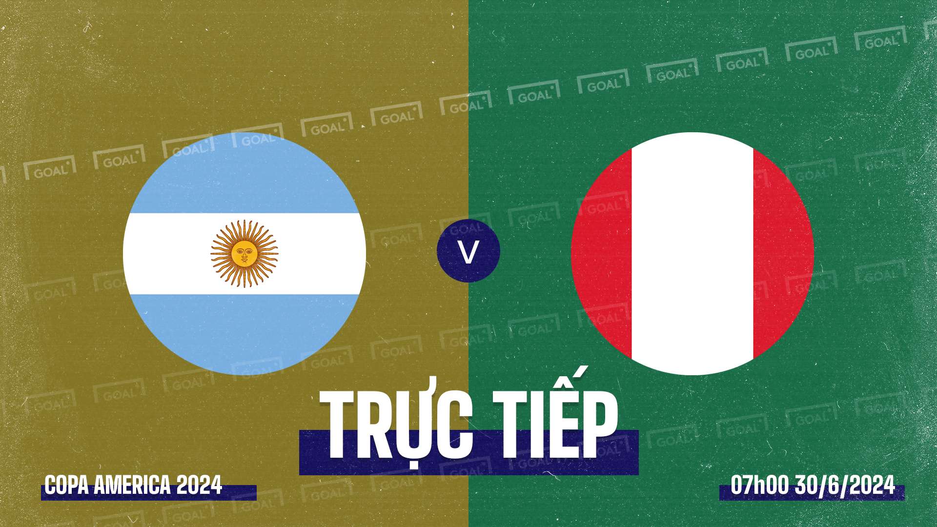 Argentina vs Peru Copa America 2024 GFX