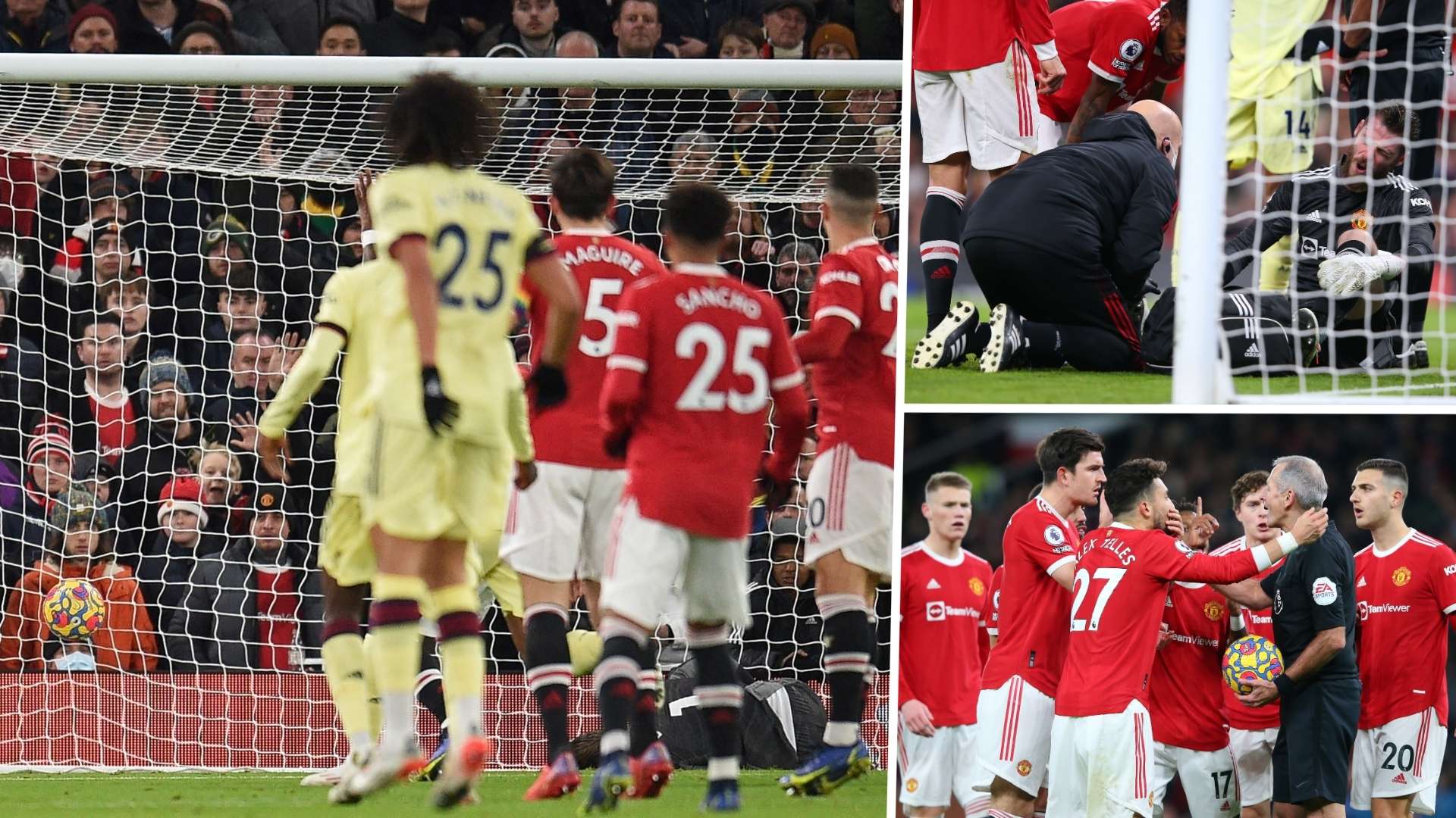 Smith Rowe de Gea Manchester United Arsenal
