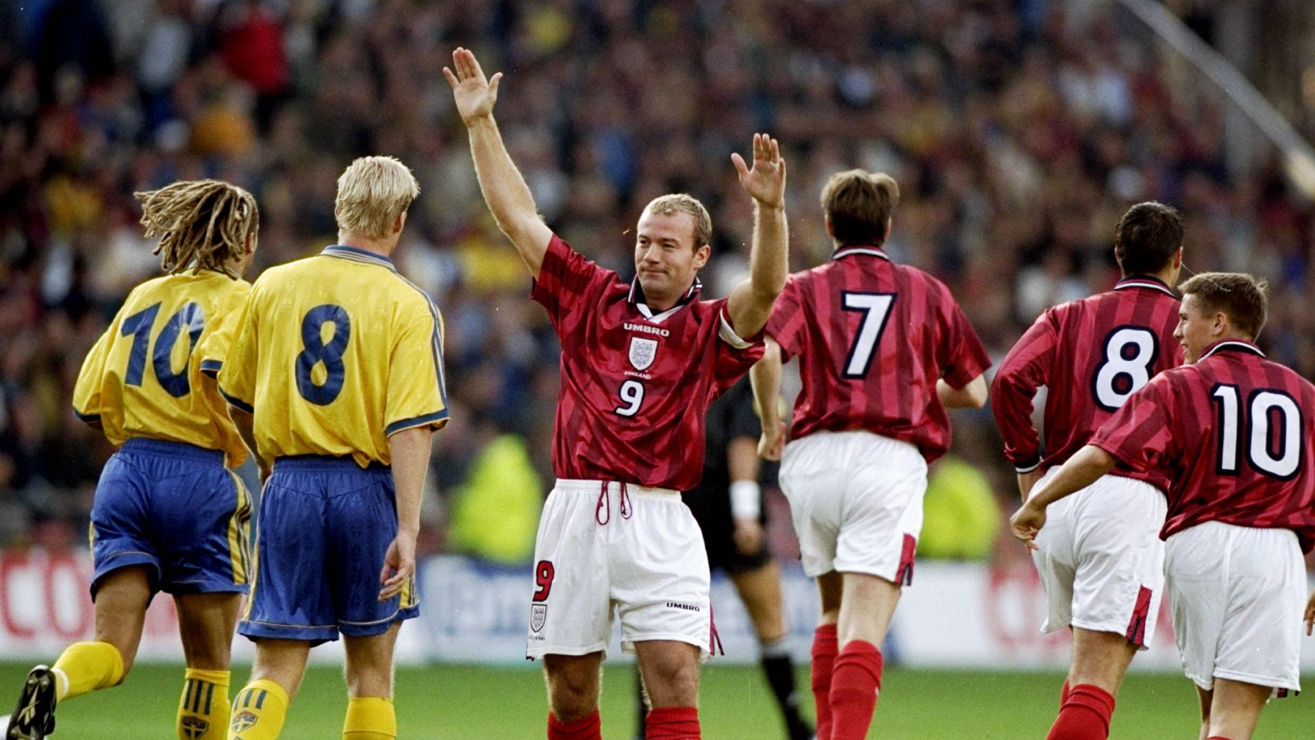 Alan Shearer England Sweden 05091998