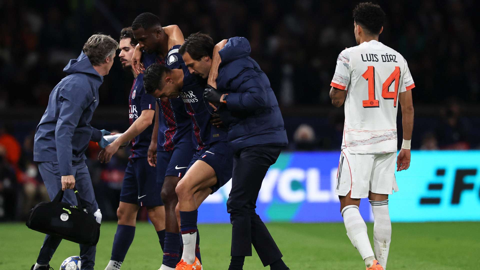 hakimi infortunio psg bayern