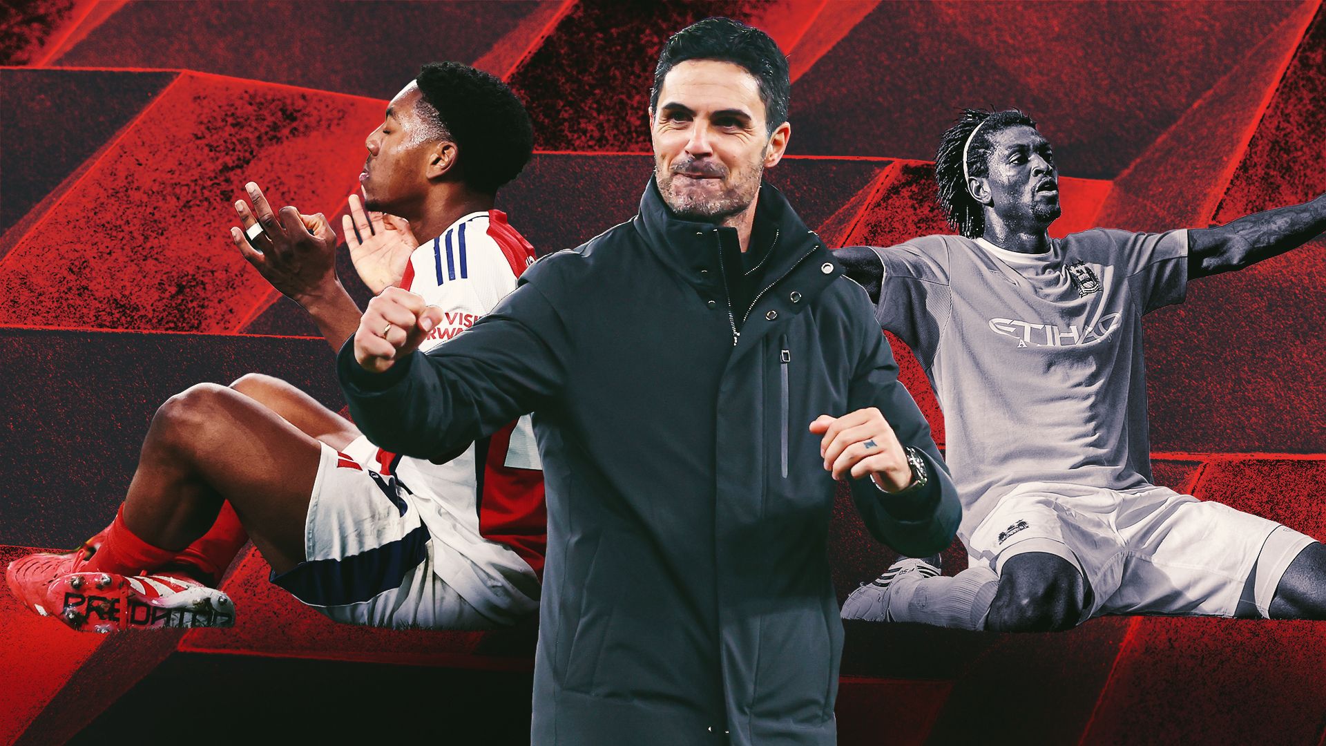 Mikel Arteta Arsenal Man City GFX