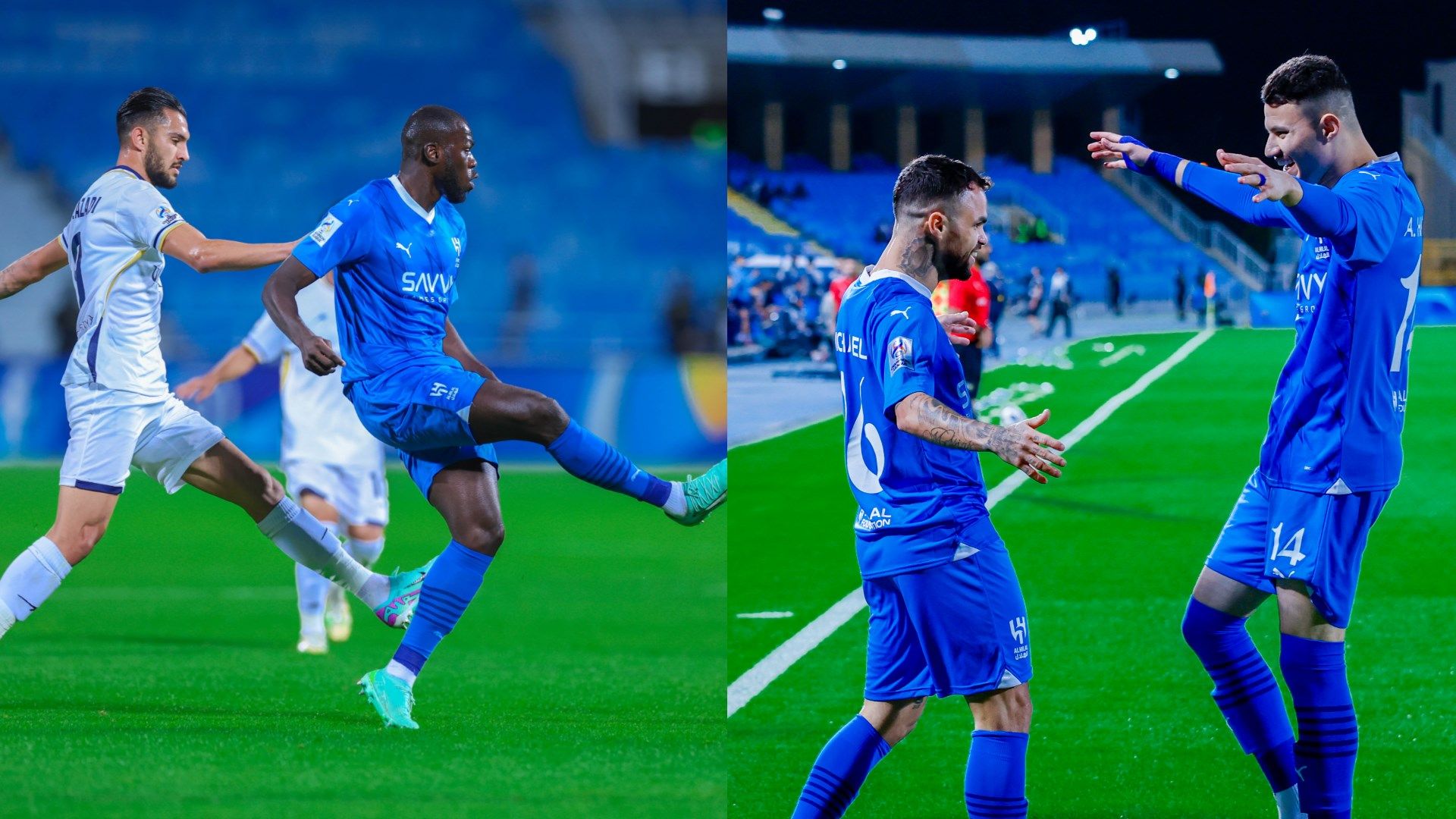 Hilal Nassaji Michael Delgado Aleksandar Mitrovic Kalidou Koulibaly 2023-2024