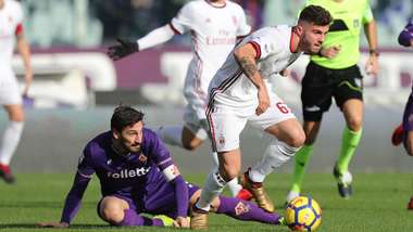 Davide Astori Patrick Cutrone Fiorentina Milan Serie A