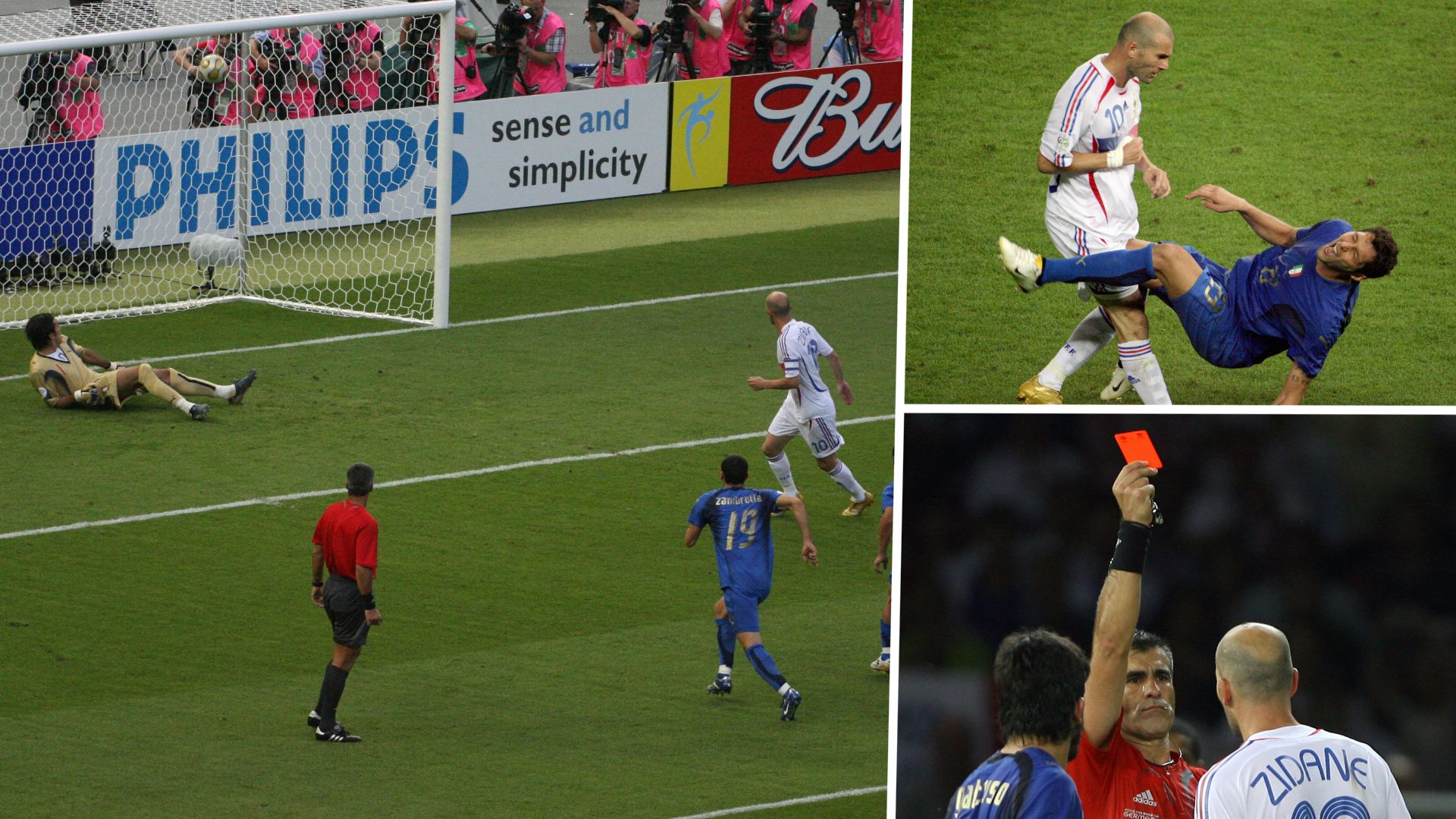 9 juillet 2006 Zinédine Zidane panenka coup de tête finale Coupe du monde