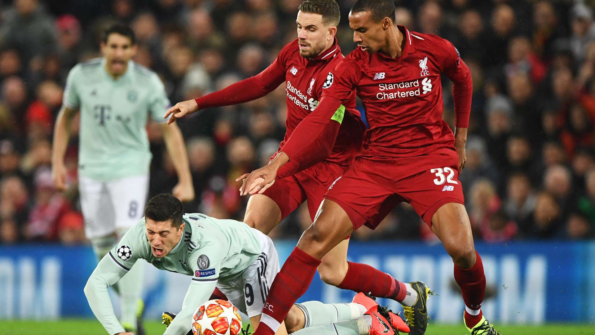 Lewandowski Bayern Henderson Matip Liverpool