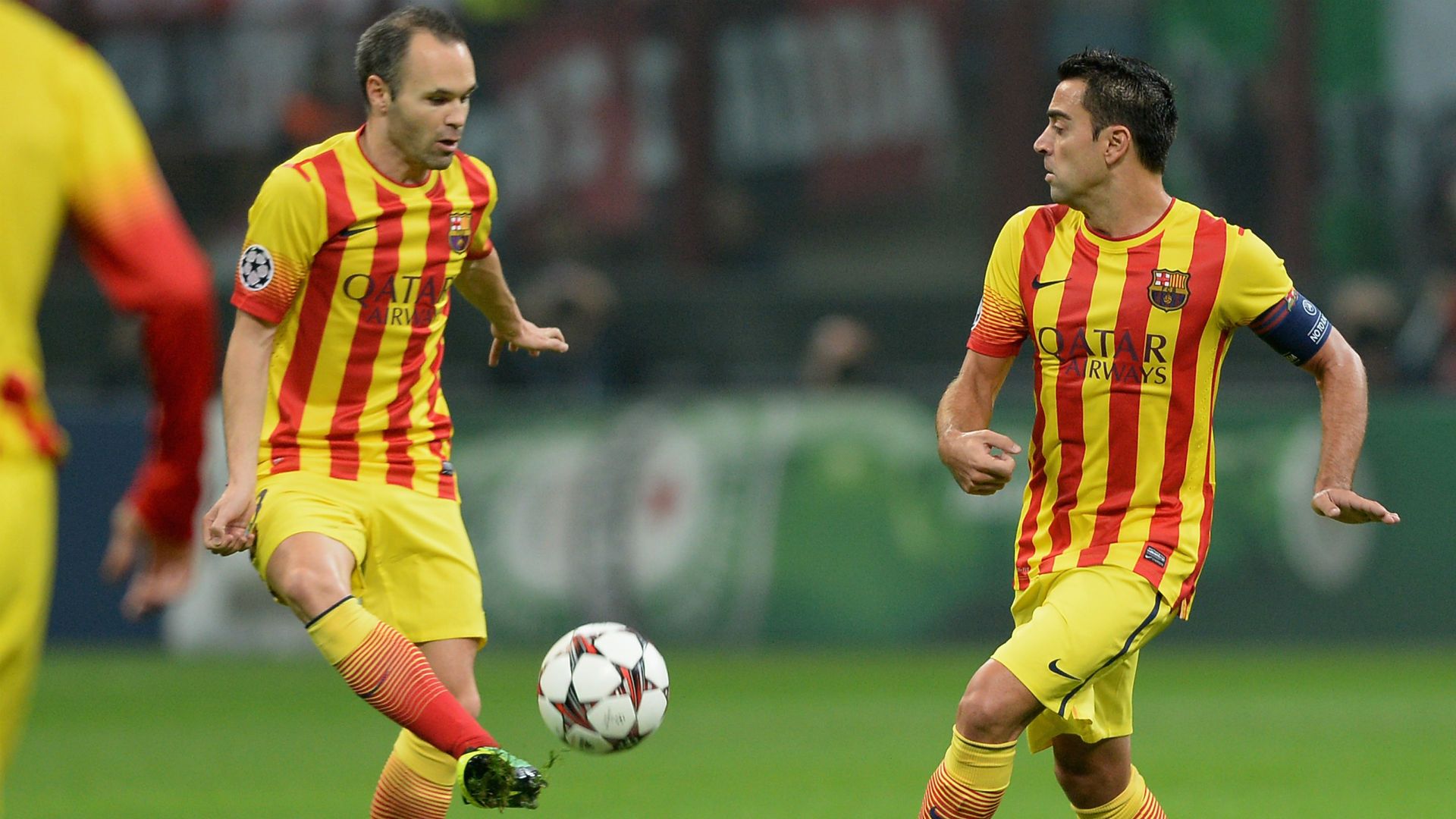 Andres Iniesta Xavi Hernandez Barcelona