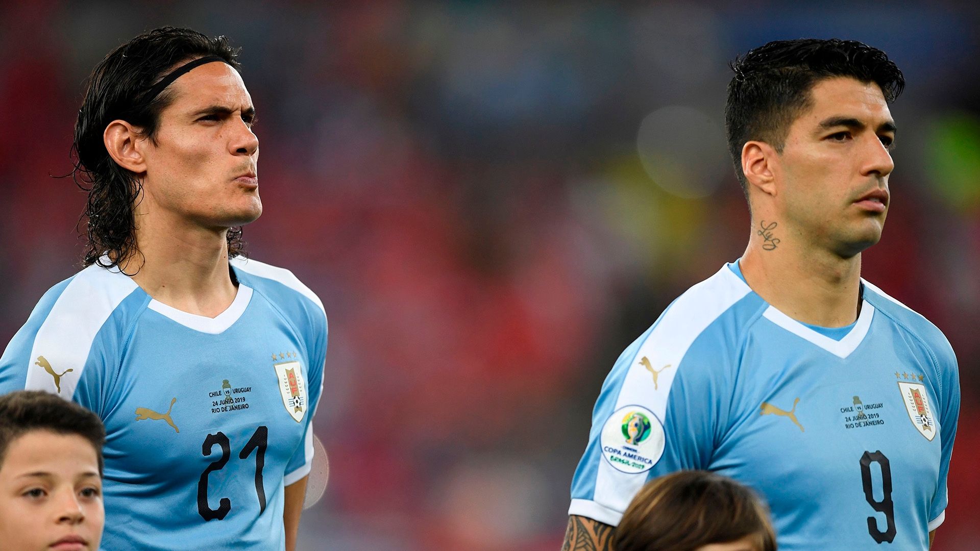 Edinson Cavani Luis Suarez Uruguay