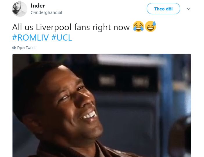 Liverpool UCL final reaction